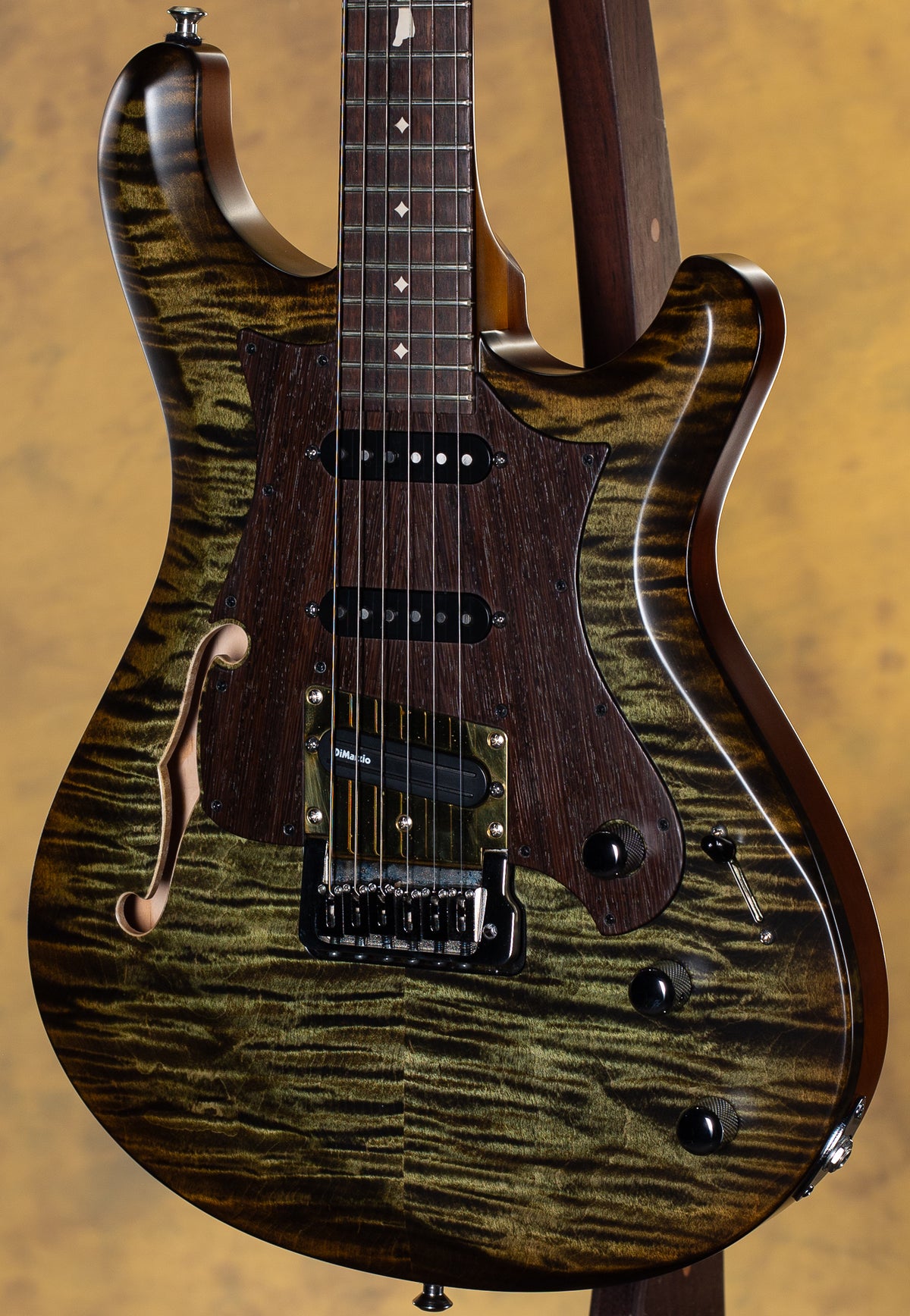 2024 Knaggs Larry Mitchell Severn LM Hollowbody GreenBurst