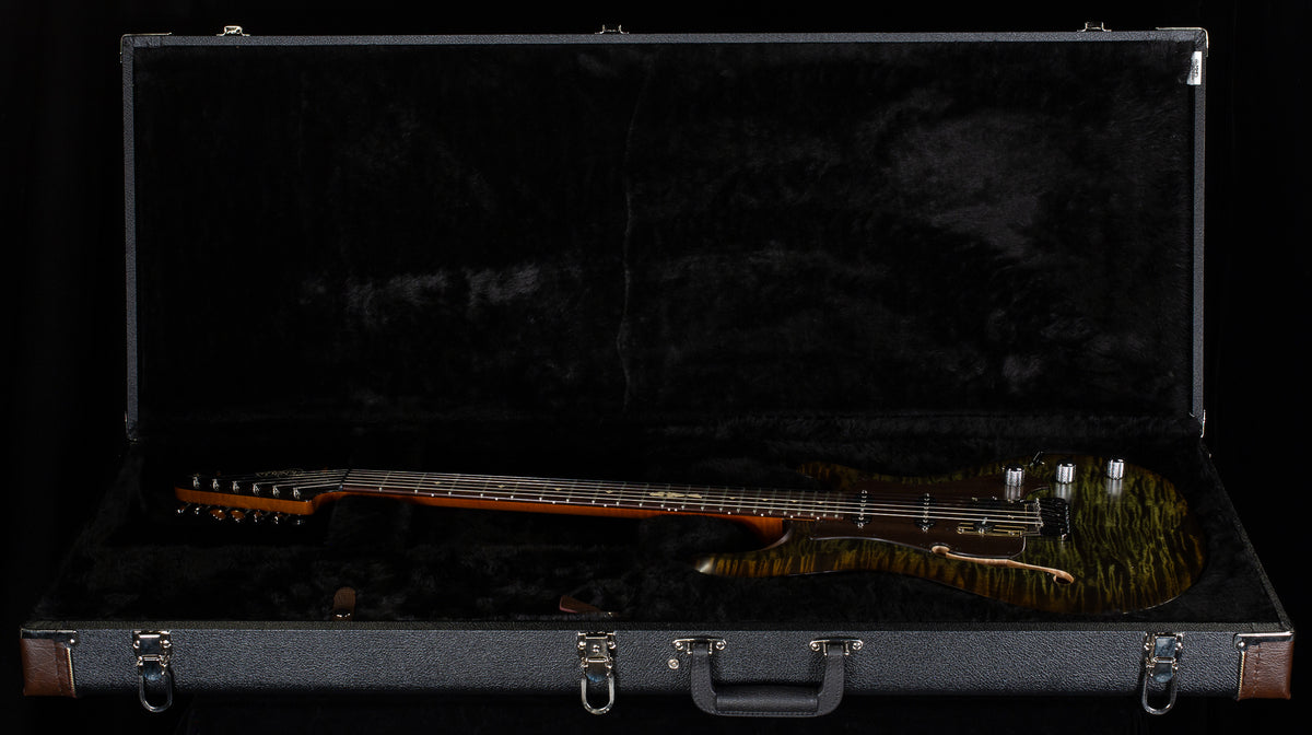 Knaggs Larry Mitchell Severn LM Hollowbody GreenBurst (496)