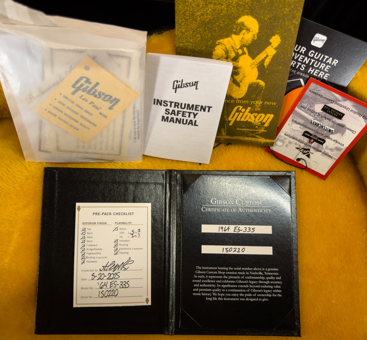 Gibson Custom Shop 1964 ES-335 Reissue VOS 60s Cherry (220)