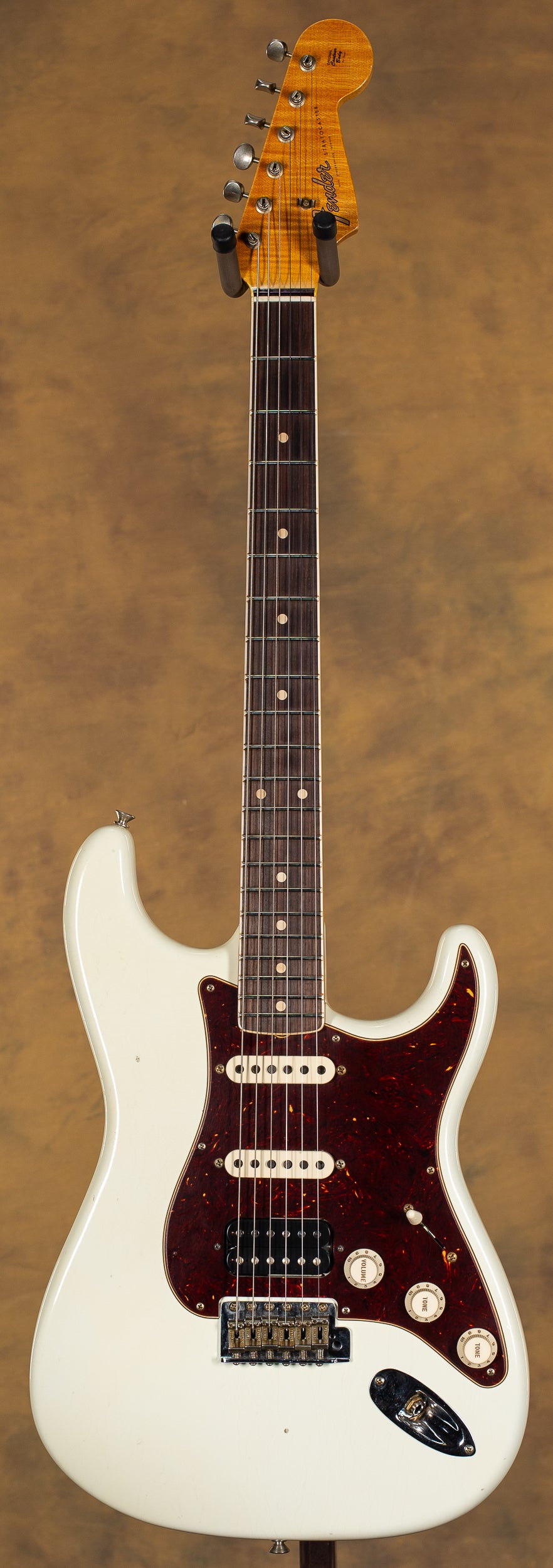 Fender Custom Shop Postmodern Stratocaster Journeyman HSS Aged Olympic White