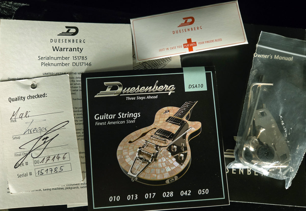 2015 Duesenberg Joe Walsh Signature Series Gold Burst
