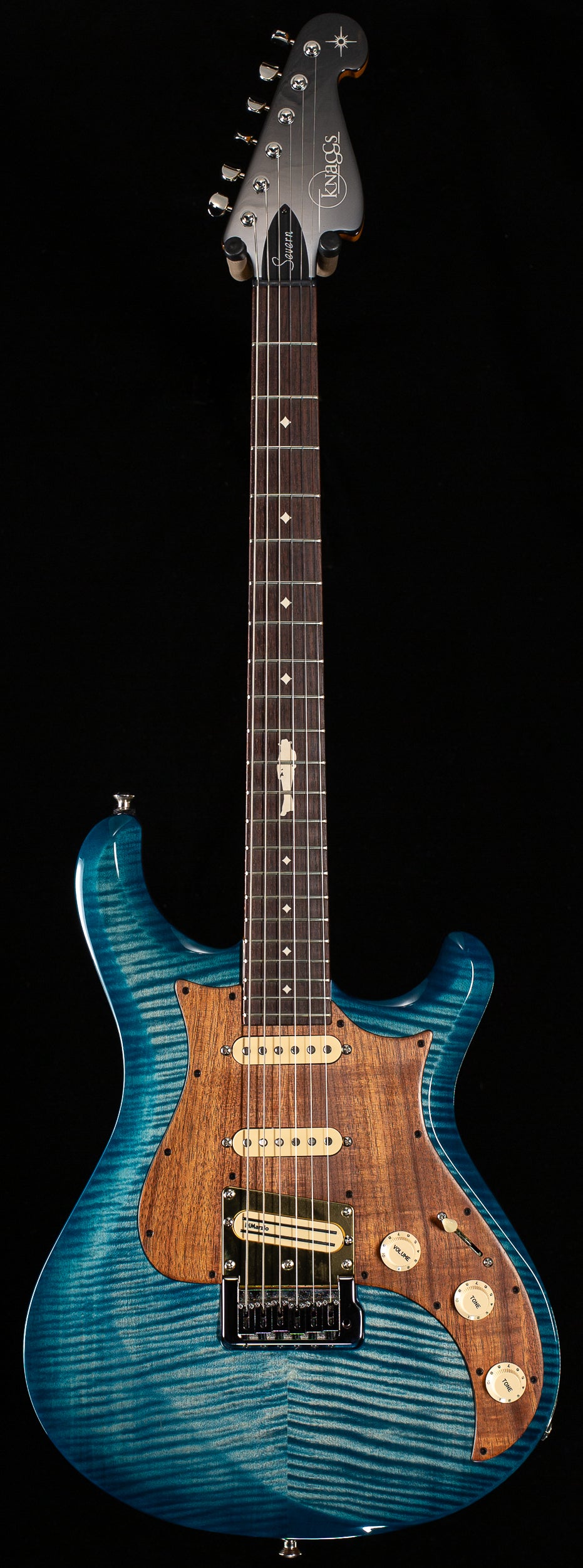 Knaggs Severn LM TurquoiseBurst w/T1 Maple Top (612)