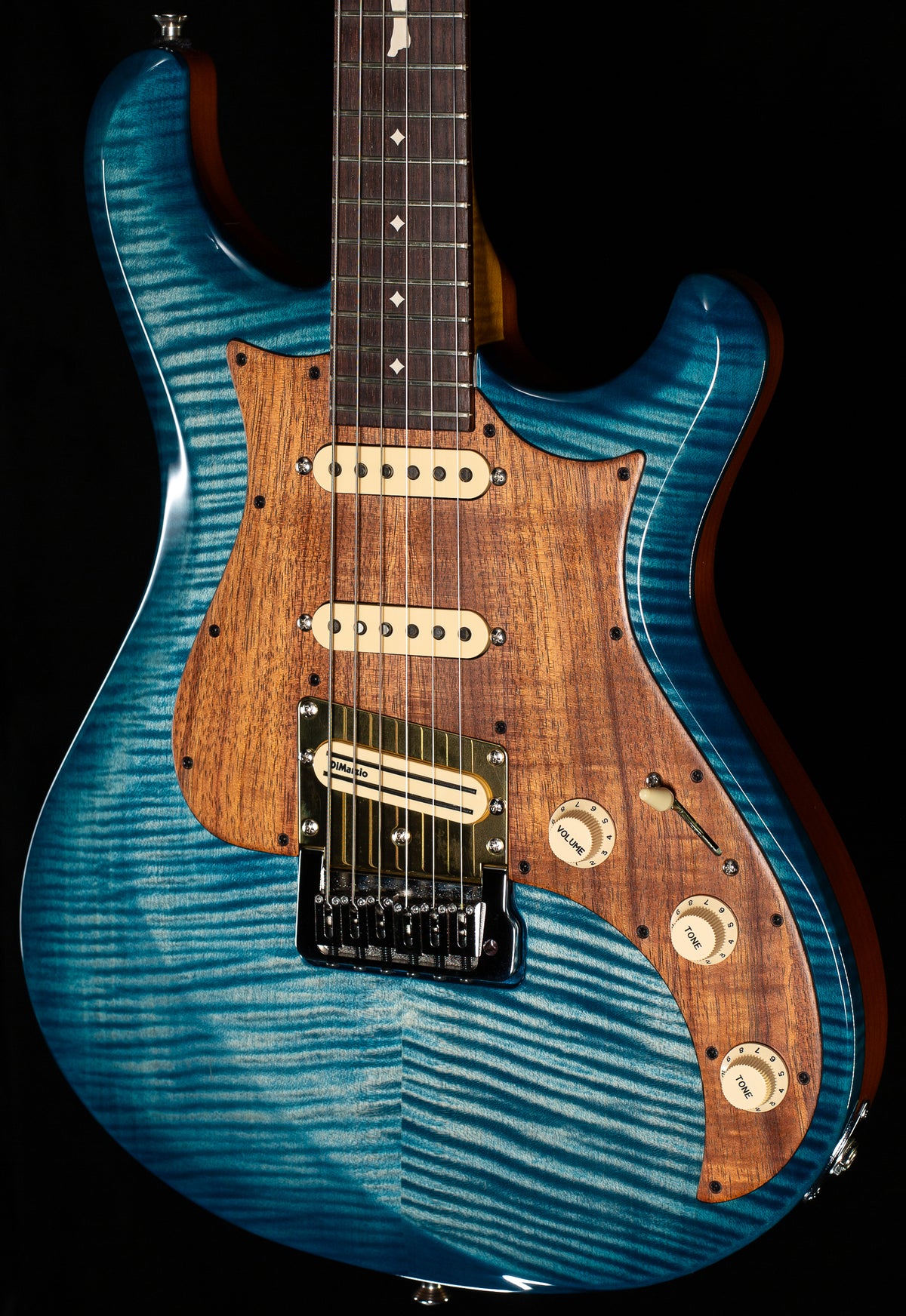 Knaggs Severn LM TurquoiseBurst w/T1 Maple Top (612)