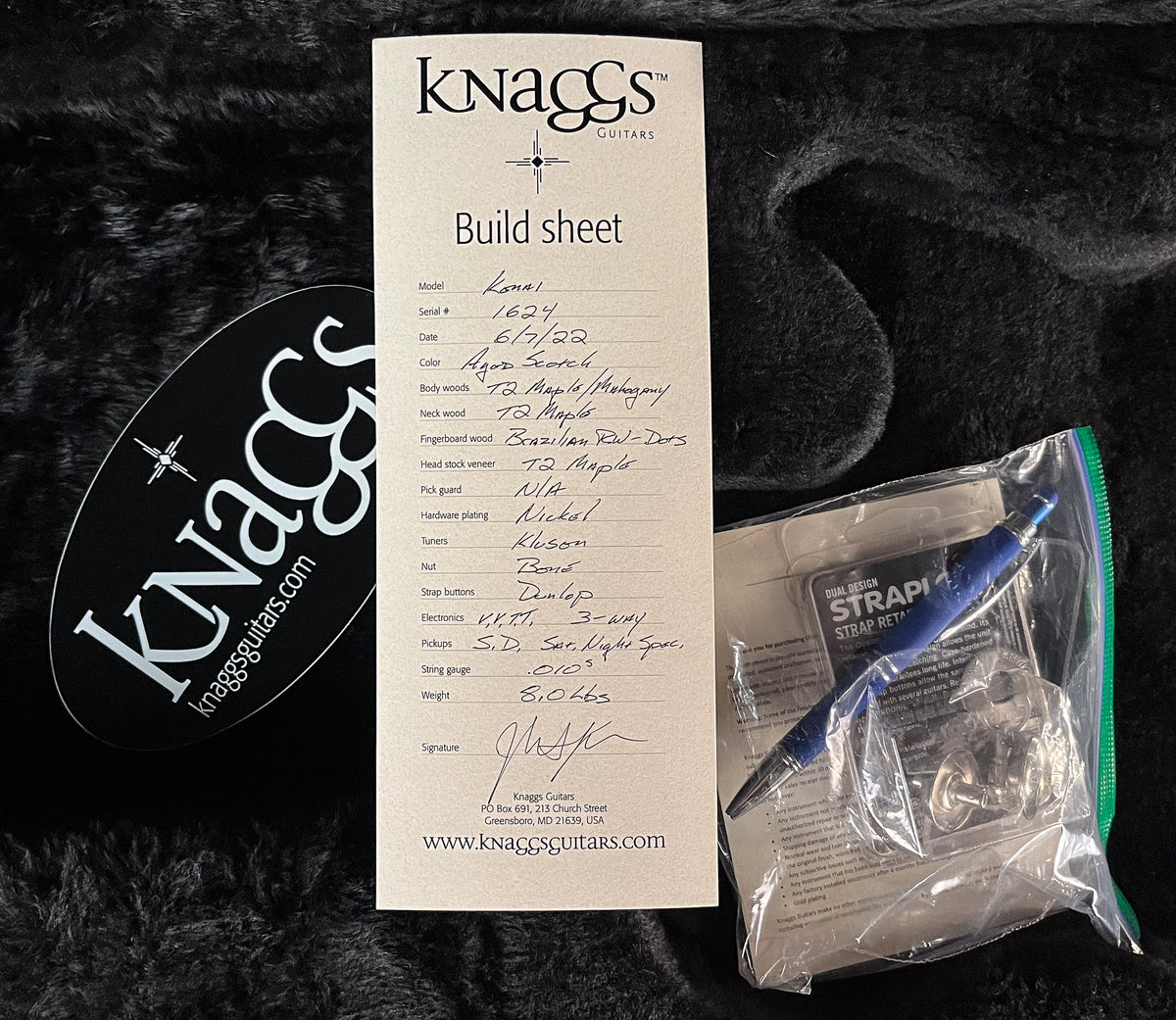 Knaggs Influence Kenai Aged Scotch T2 Brazilian Rosewood