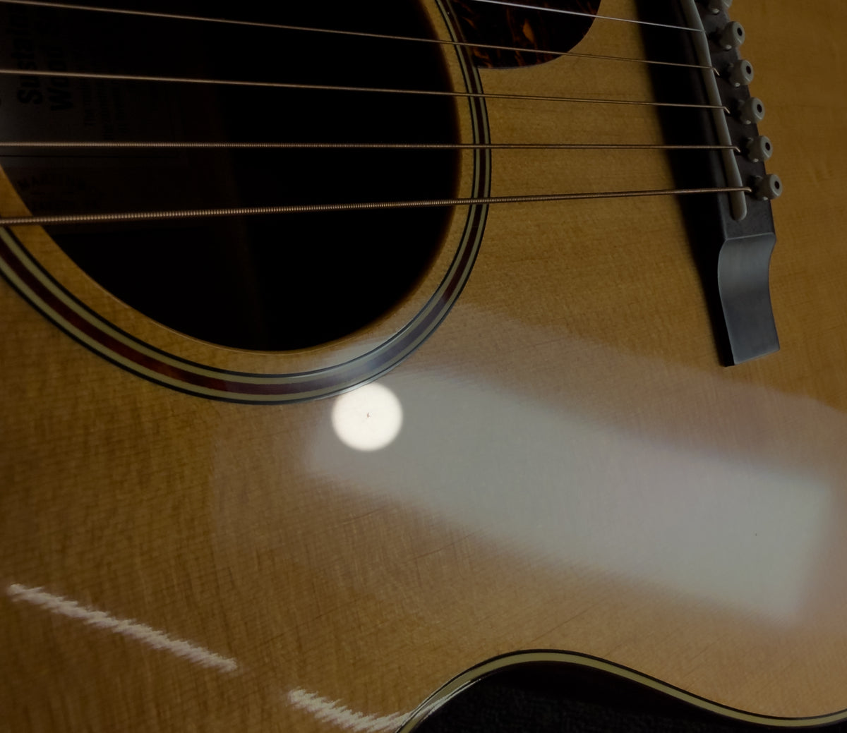 2013 Martin SWOMGT Natural Acoustic Guitar w/ K&amp;K Pickup