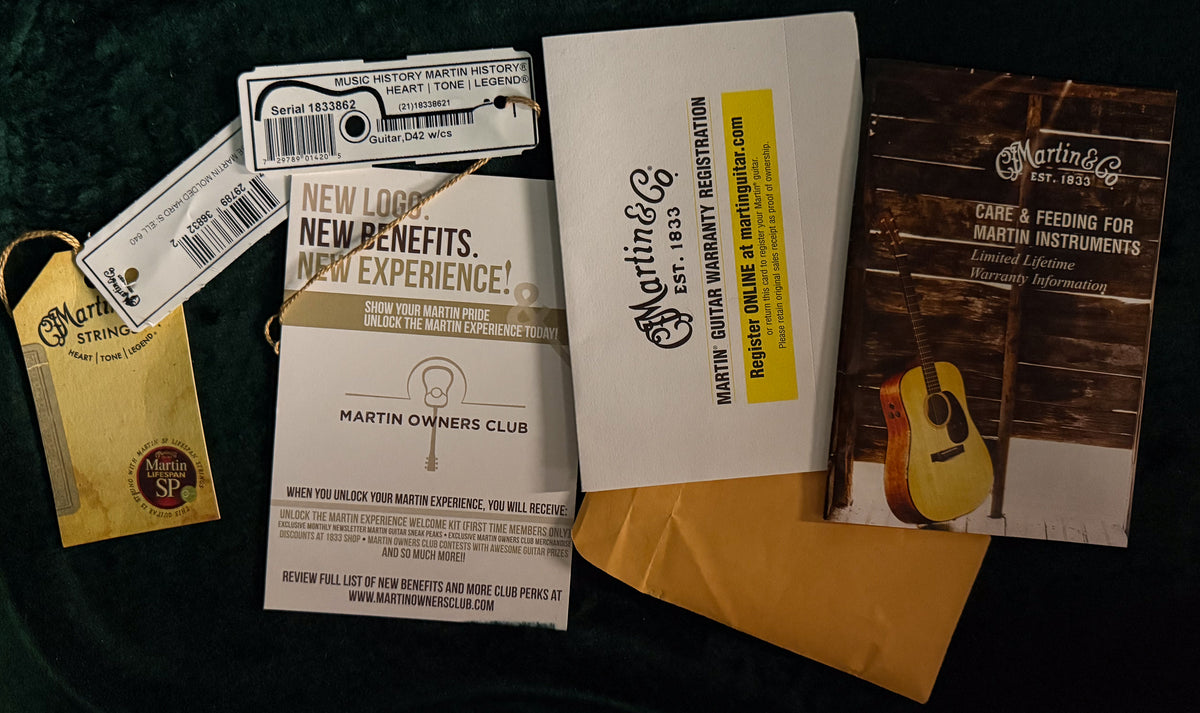 2014 Martin D-42 Acoustic Guitar