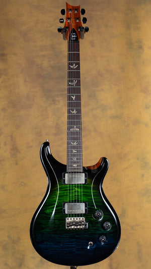 2012 PRS DGT Custom Color Blue Green Fade 10 Top Birds