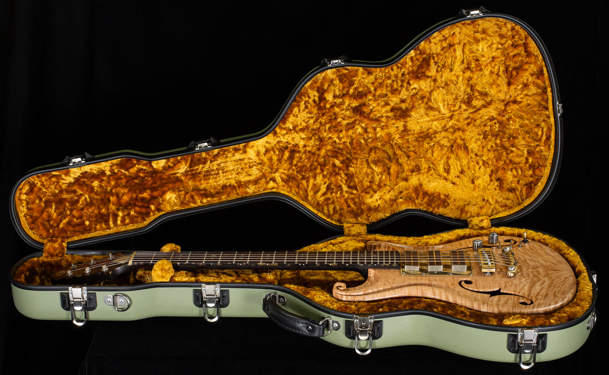 Scott Walker Custom Legacy Santa Cruz Hollowbody Natural Quilt (860)