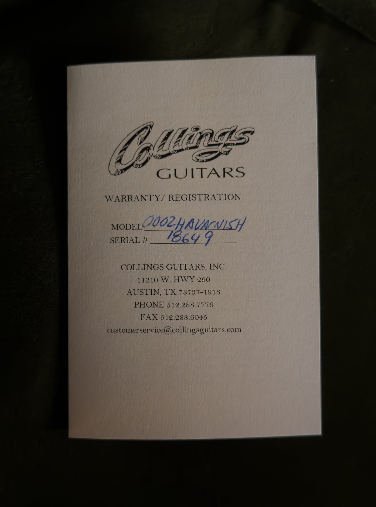 2011 Collings 0002H A Varnish (649)