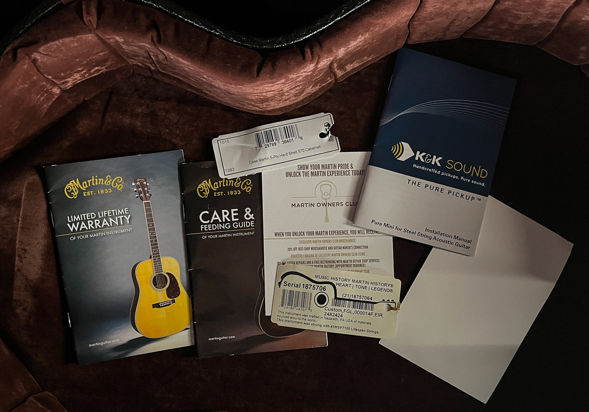 Martin Custom Shop First Edition Woodsongs 0000 12 Fret