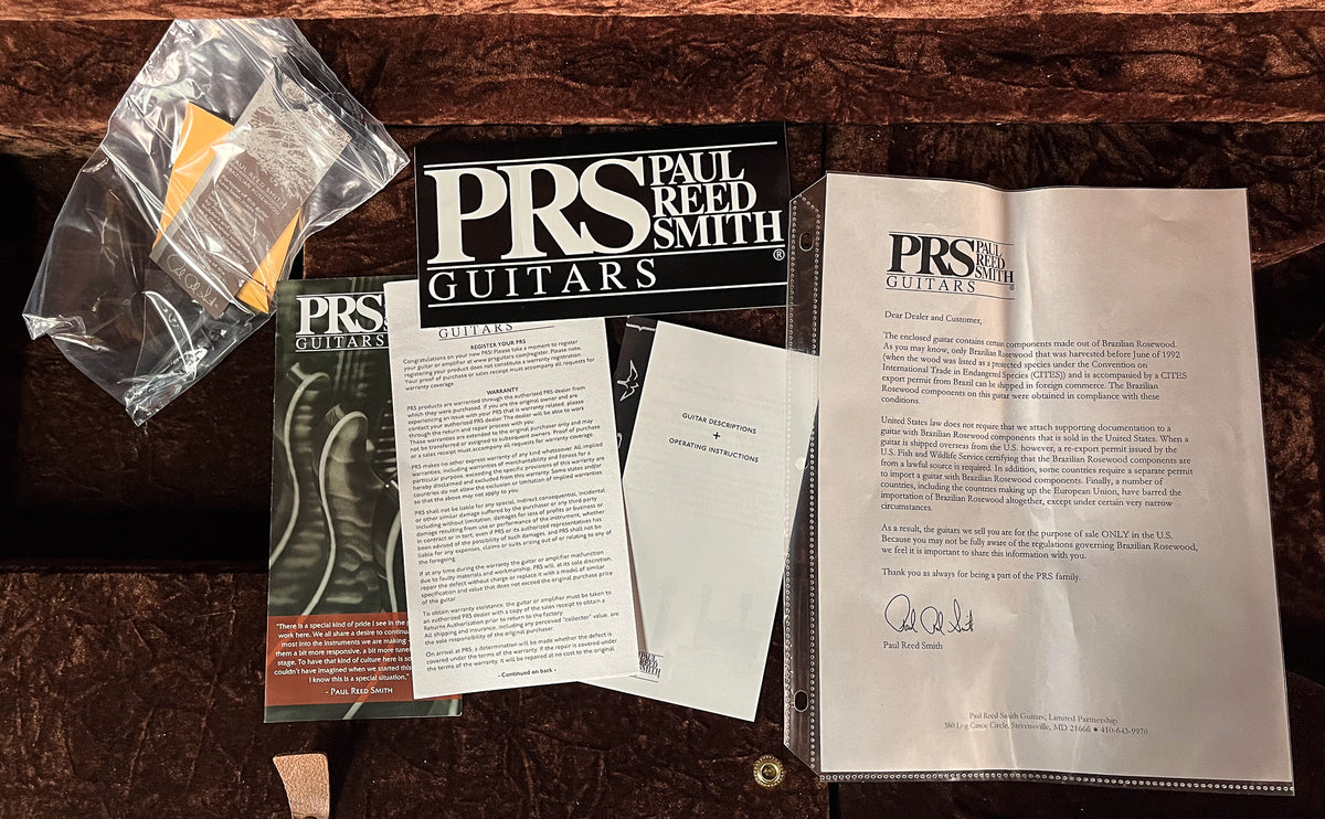 2019 PRS McCarty Soapbar 594 Private Stock Woods Solana Burst