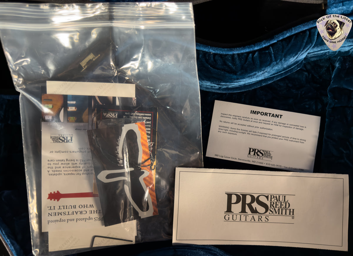 2012 PRS Wood Library Hollowbody II Piezo Trampas Green Quilt