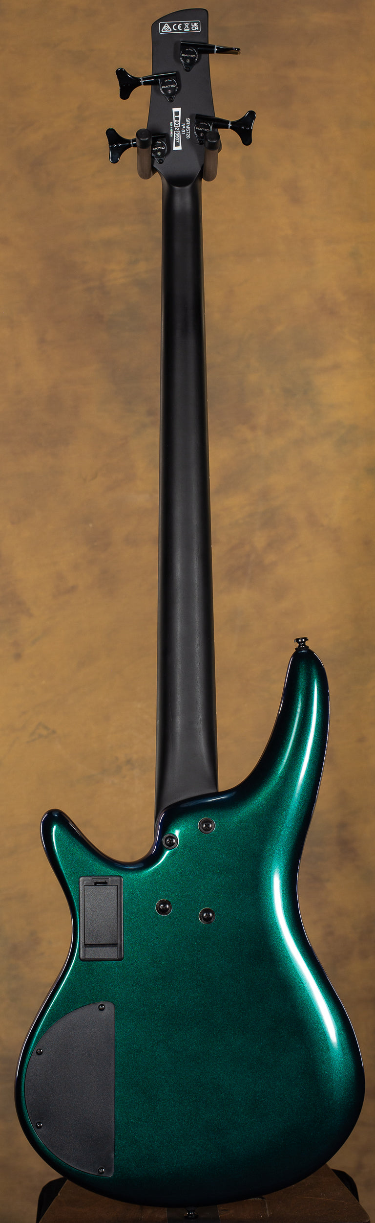 Ibanez SRMS720 SR Bass Workshop 4-String Electric Bass Multiscale - Blue Chameleon