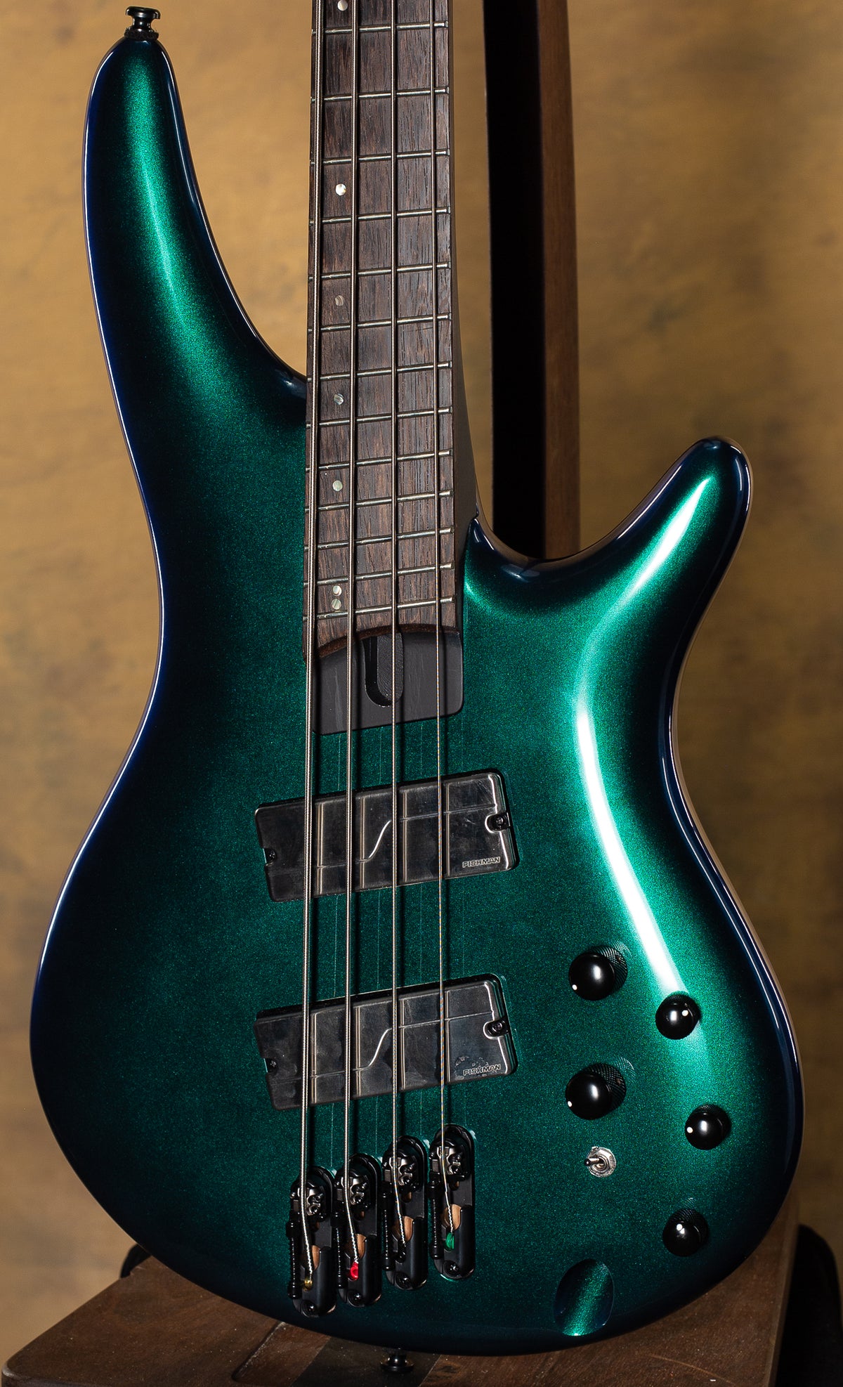 Ibanez SRMS720 SR Bass Workshop 4-String Electric Bass Multiscale - Blue Chameleon
