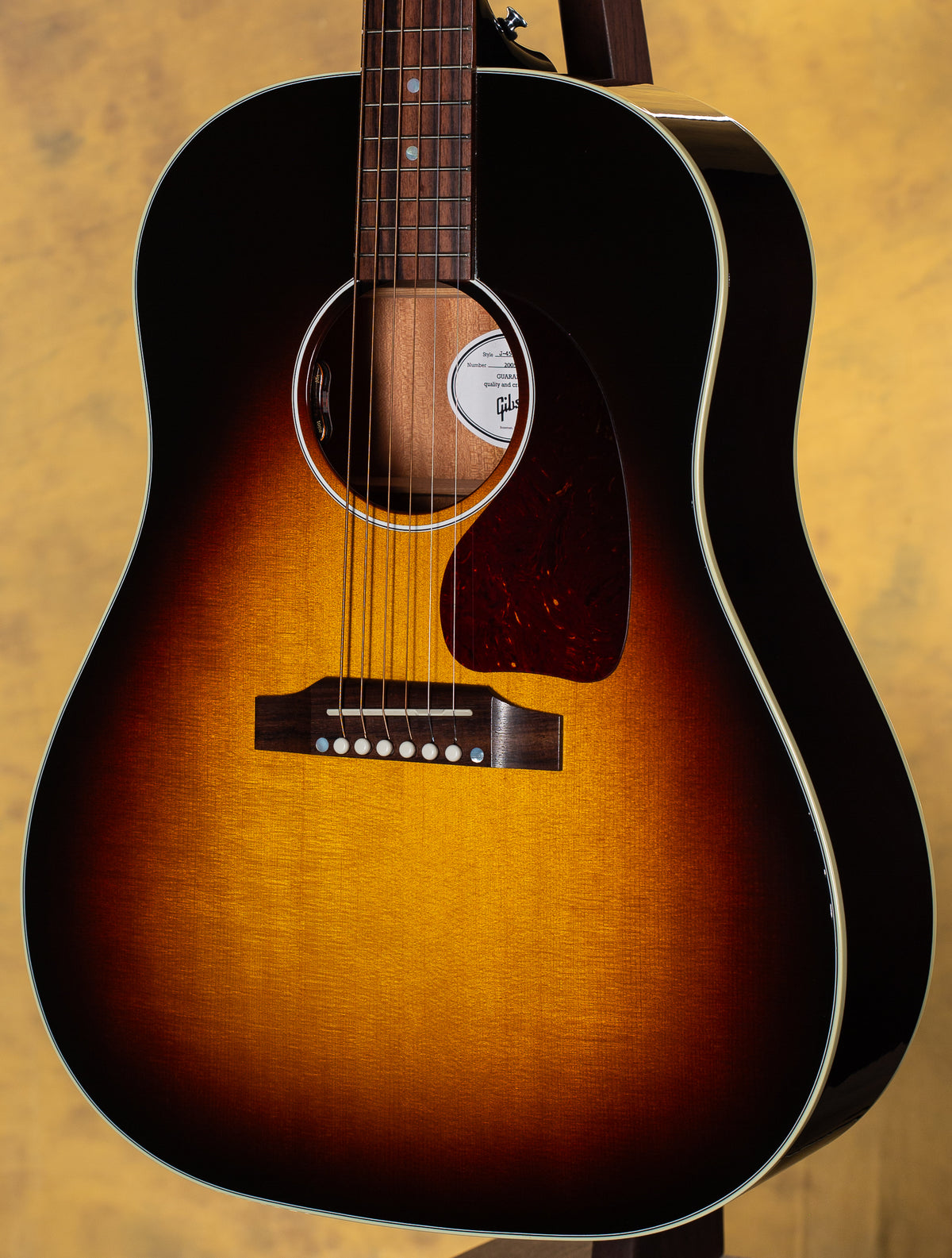 【新古品】gibson J-45 standard 2024製 2024 Gibson J-45 Standard Vintage Sunburst - Willcutt Guitars