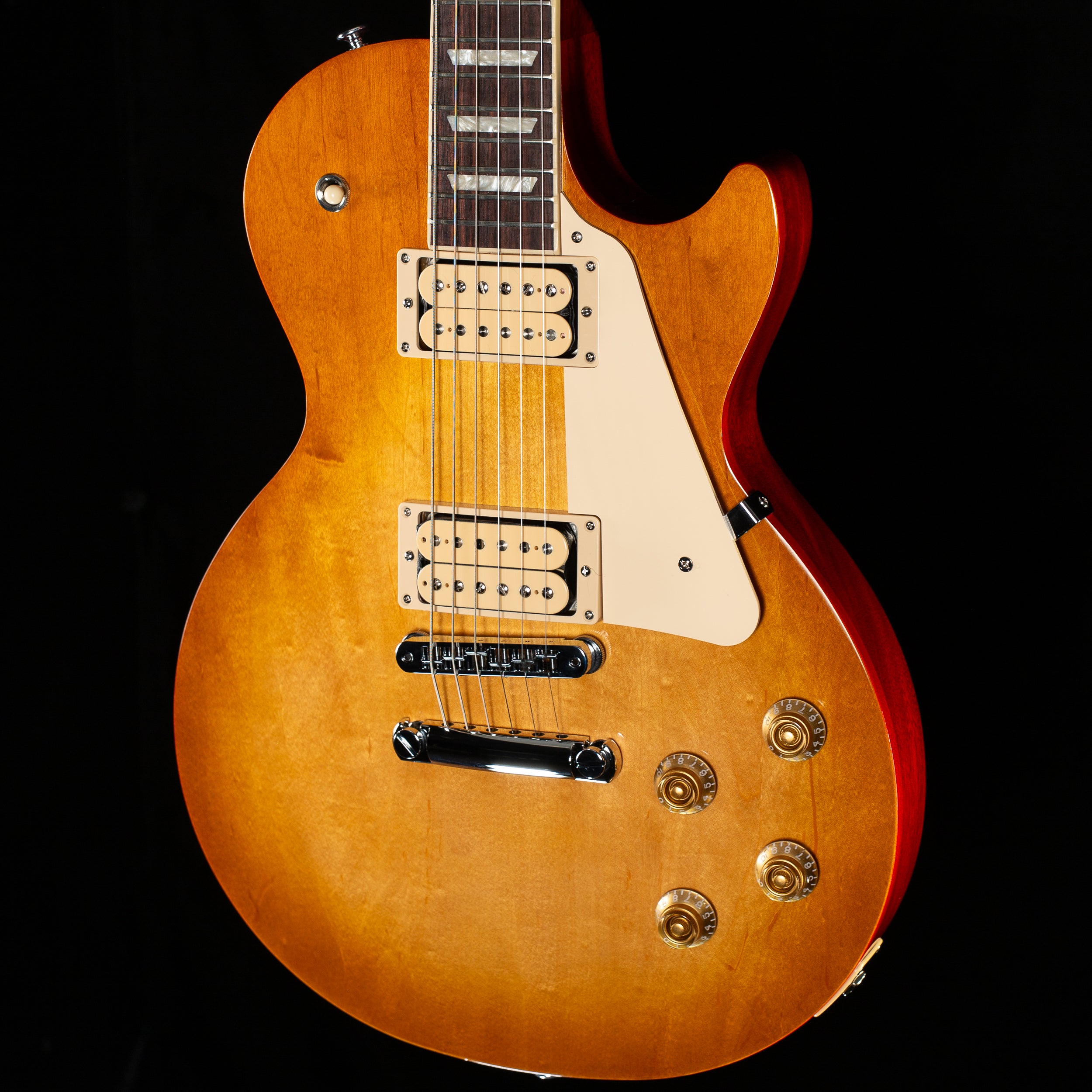 gibson les paul studio tobacco Electric Guitar The bound Indian rosewood fretboard showcases acrylic trapezoid inlays across 22 frets Gibson Les Paul Studio Smokehouse