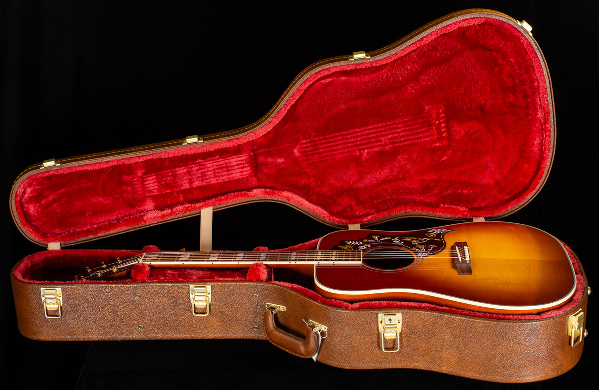 Gibson Custom Shop Willcutt Exclusive Hummingbird Original Heritage Cherry Sunburst Red Spruce Top (028)