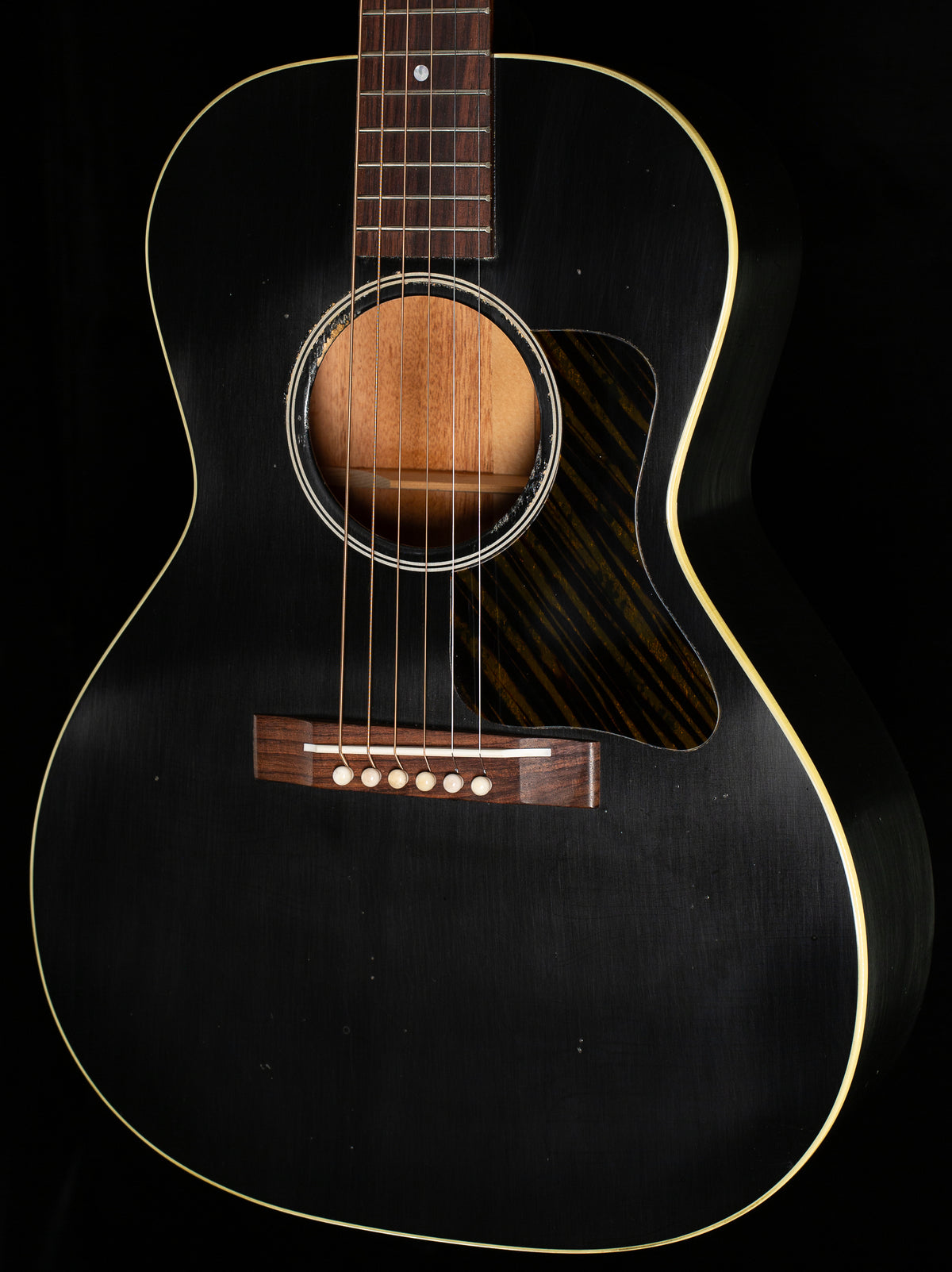 Gibson Custom Shop 1933 L-00 Murphy Lab Light Aged Ebony Fire Stripe Pickguard (012)