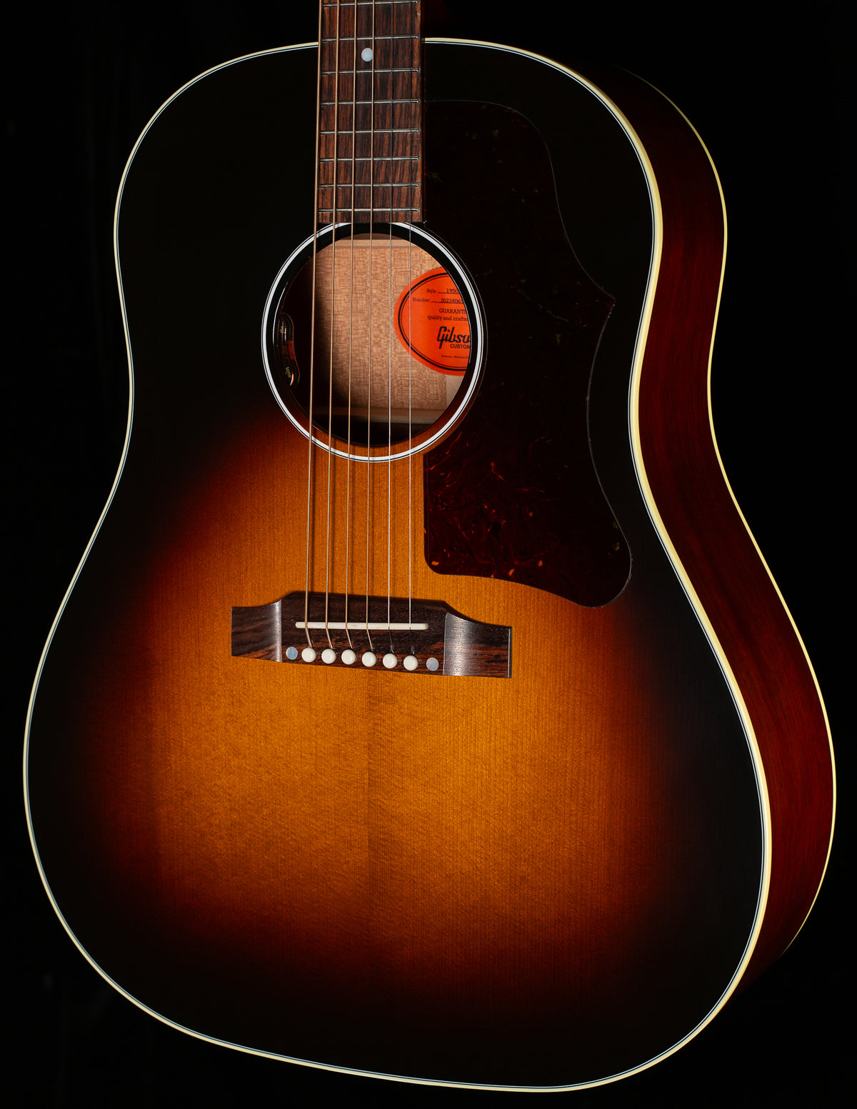 Gibson Custom Shop Willcutt Exclusive 50&#39;s J-45 Vintage Sunburst Thermally Aged Red Spruce (069)