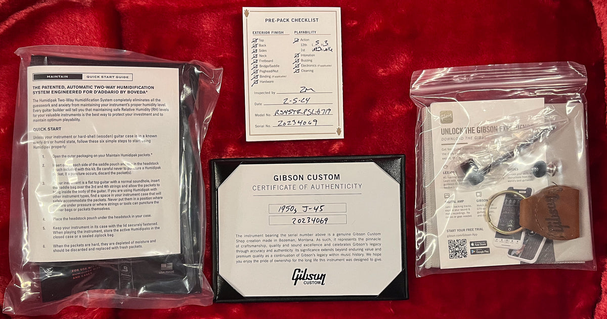 Gibson Custom Shop Willcutt Exclusive 50&#39;s J-45 Vintage Sunburst Thermally Aged Red Spruce (069)