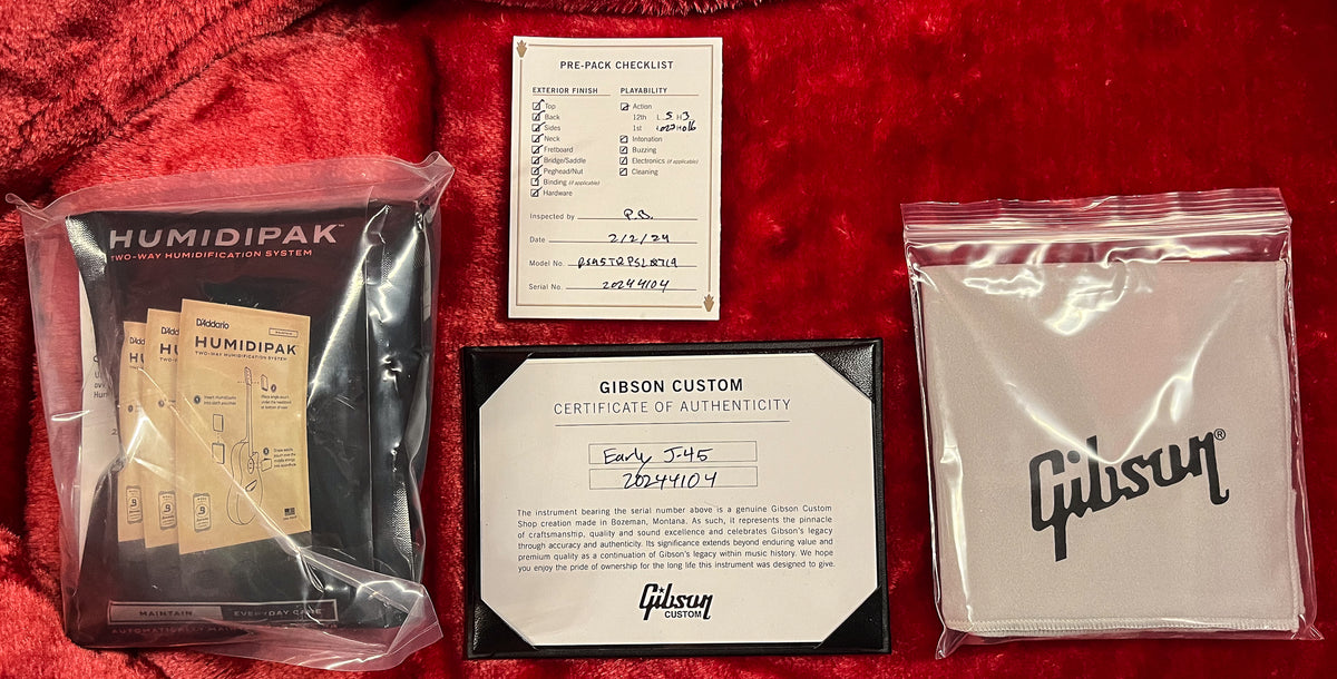 Gibson Custom Shop Willcutt Exclusive 50&#39;s J-45 Vintage Sunburst Thermally Aged Red Spruce (104)