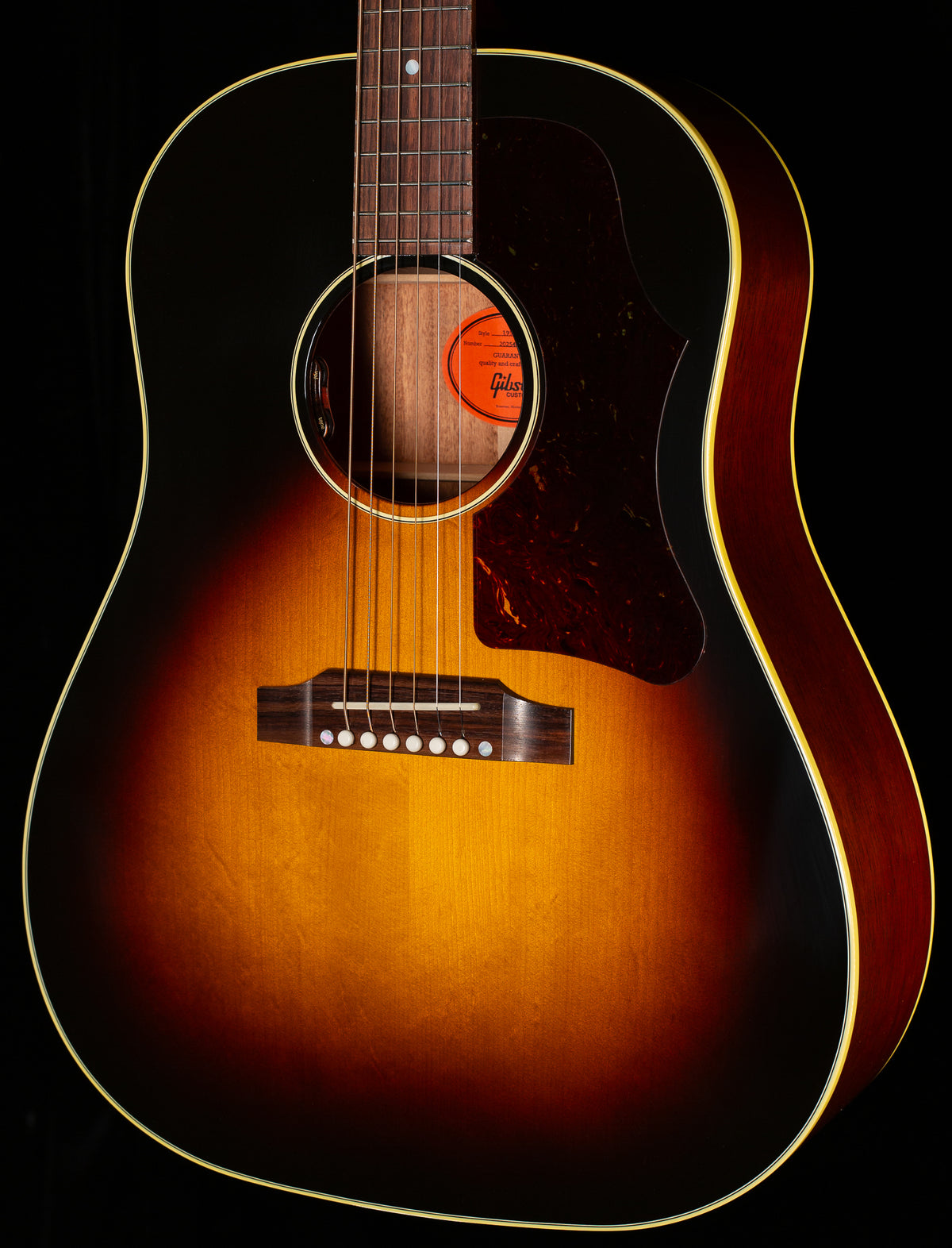 Gibson Custom Shop Willcutt Exclusive 50&#39;s J-45 Vintage Sunburst Red Spruce (084)