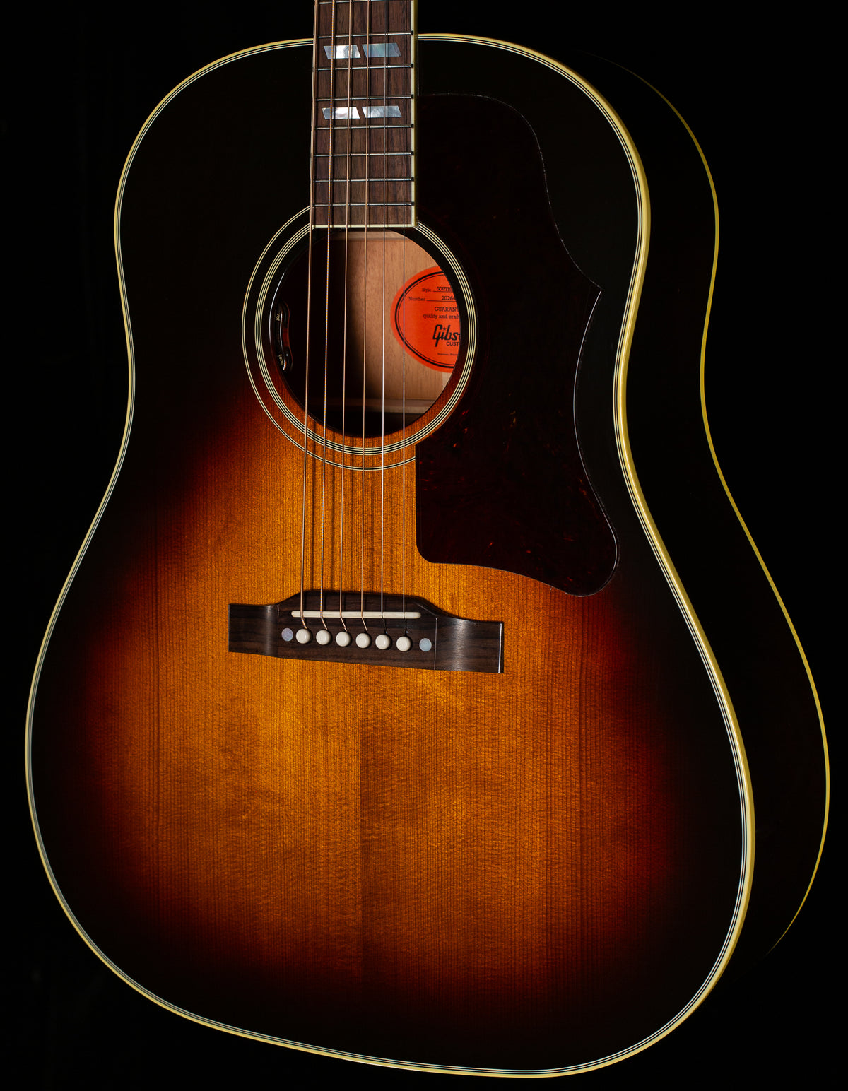 Gibson Southern Jumbo Original Thermal Aged Red Spruce Vintage Sunburst (078)