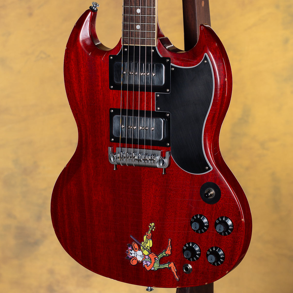 2023 Gibson Tony Iommi "Monkey" SG Special Vintage Cherry Underwood Aged