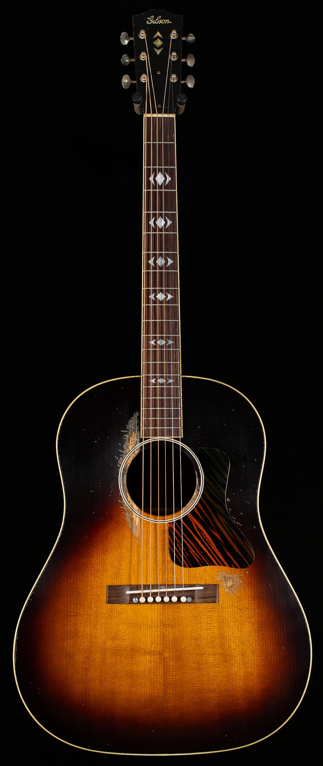 Gibson Custom Shop 1936 Advanced Jumbo Murphy Lab Heavy Aged Vintage Sunburst (050)