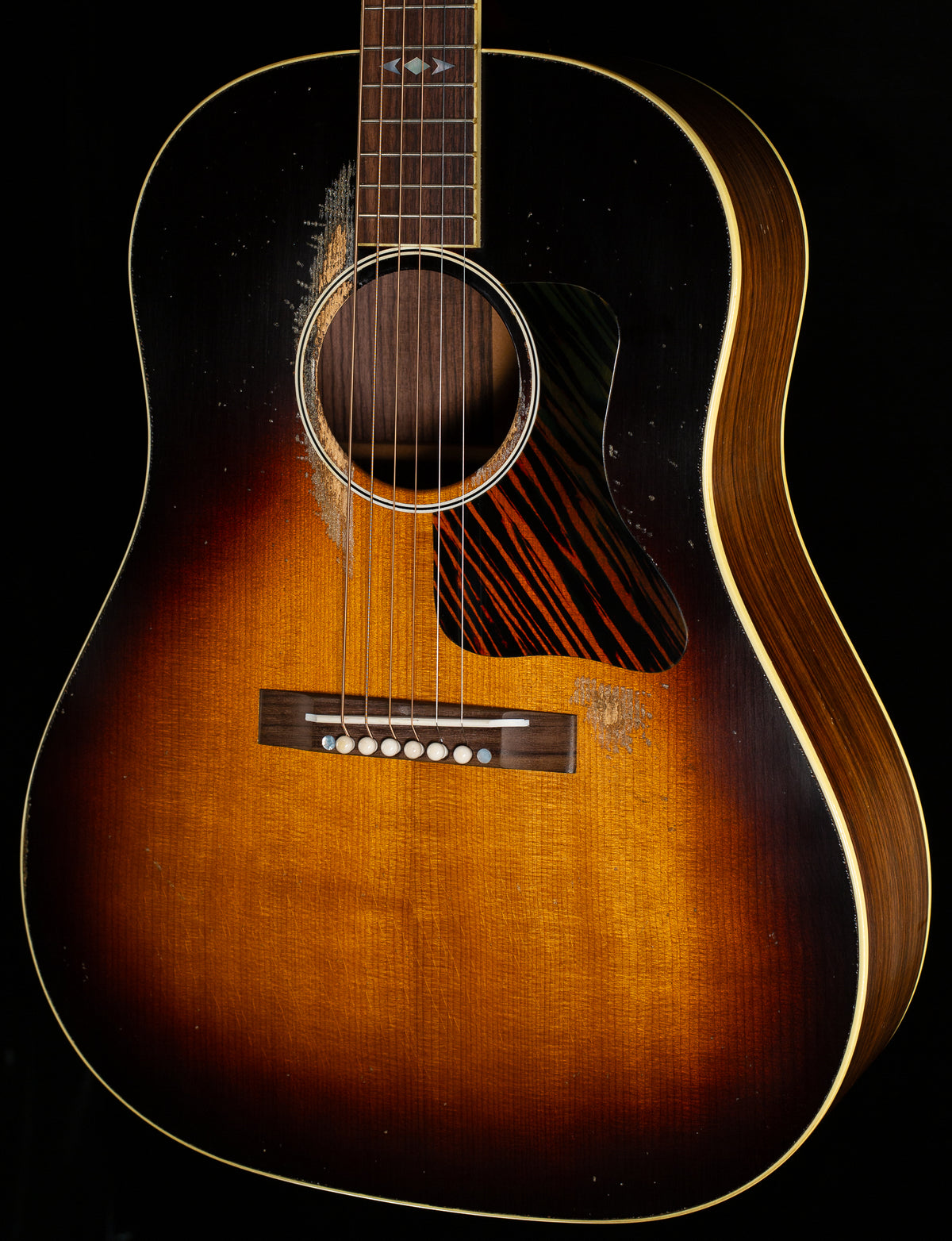 Gibson Custom Shop 1936 Advanced Jumbo Murphy Lab Heavy Aged Vintage Sunburst (050)