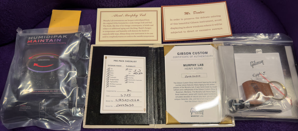 Gibson Custom Shop 1936 Advanced Jumbo Murphy Lab Heavy Aged Vintage Sunburst (050)