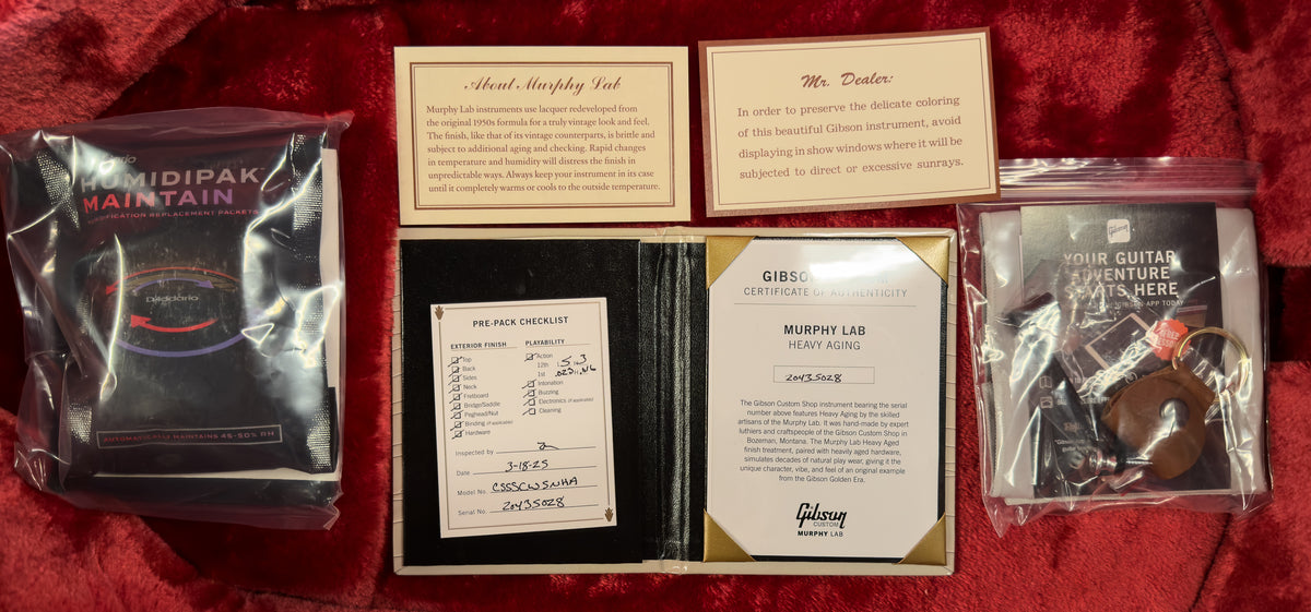 Gibson Custom Shop 1963 Country Western Murphy Lab Heavy Aged Smoked Natural (028)