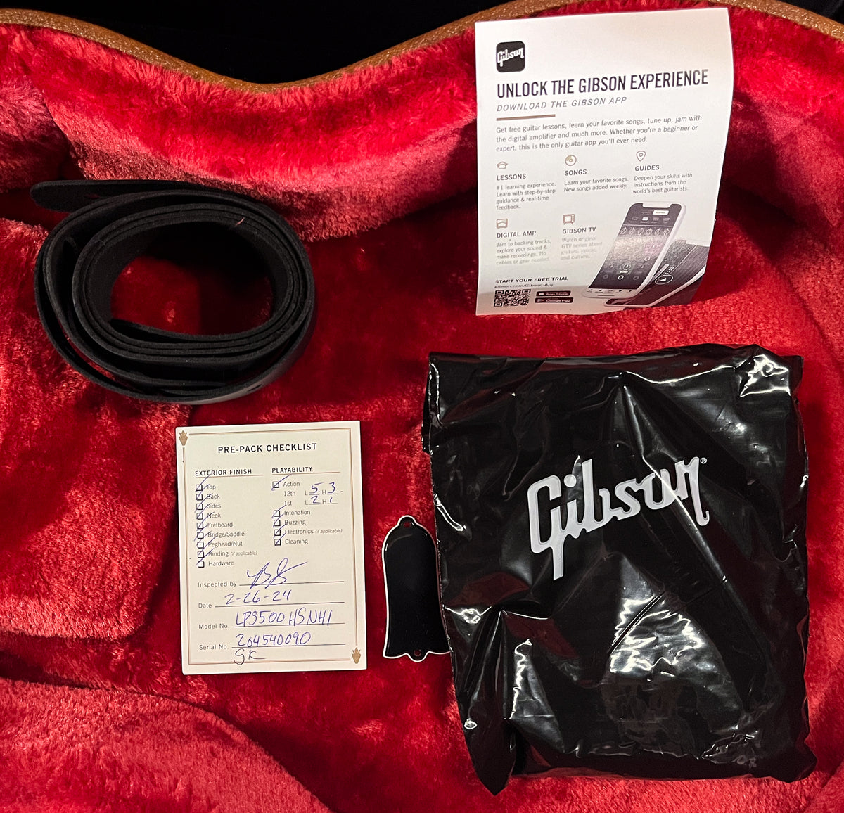 Gibson Les Paul Standard 50s Figured Top Heritage Cherry Sunburst (090)