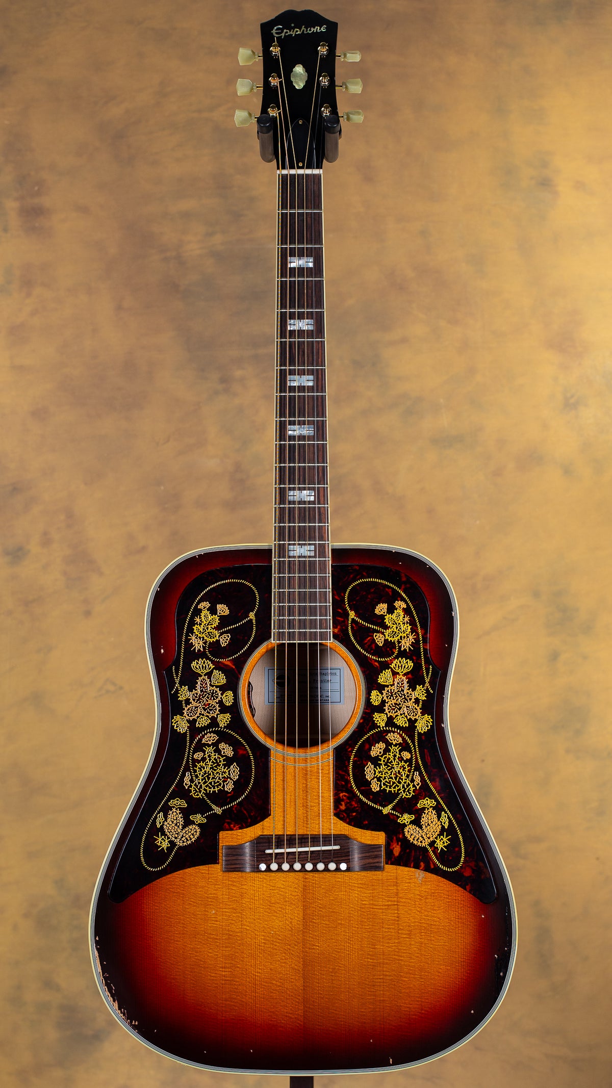 2023 Epiphone USA Chris Stapleton Frontier, Frontier Burst Underwood Aged