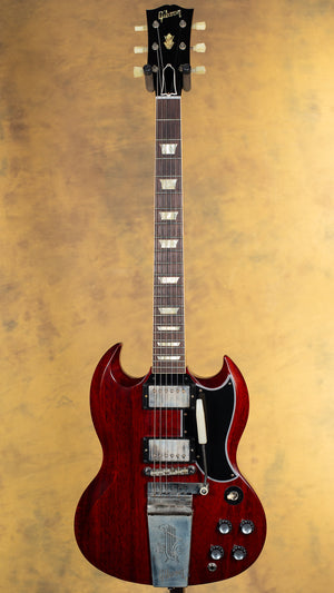 2022 Gibson Custom Shop '64 SG Standard Reissue w/ Maestro Vibrola Cherry Red