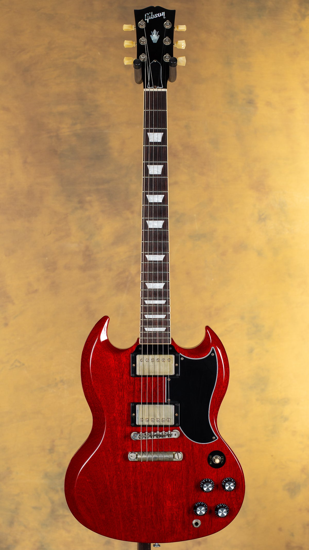 2023 Gibson SG Standard '61 Stop Bar Vintage Cherry Underwood Aged