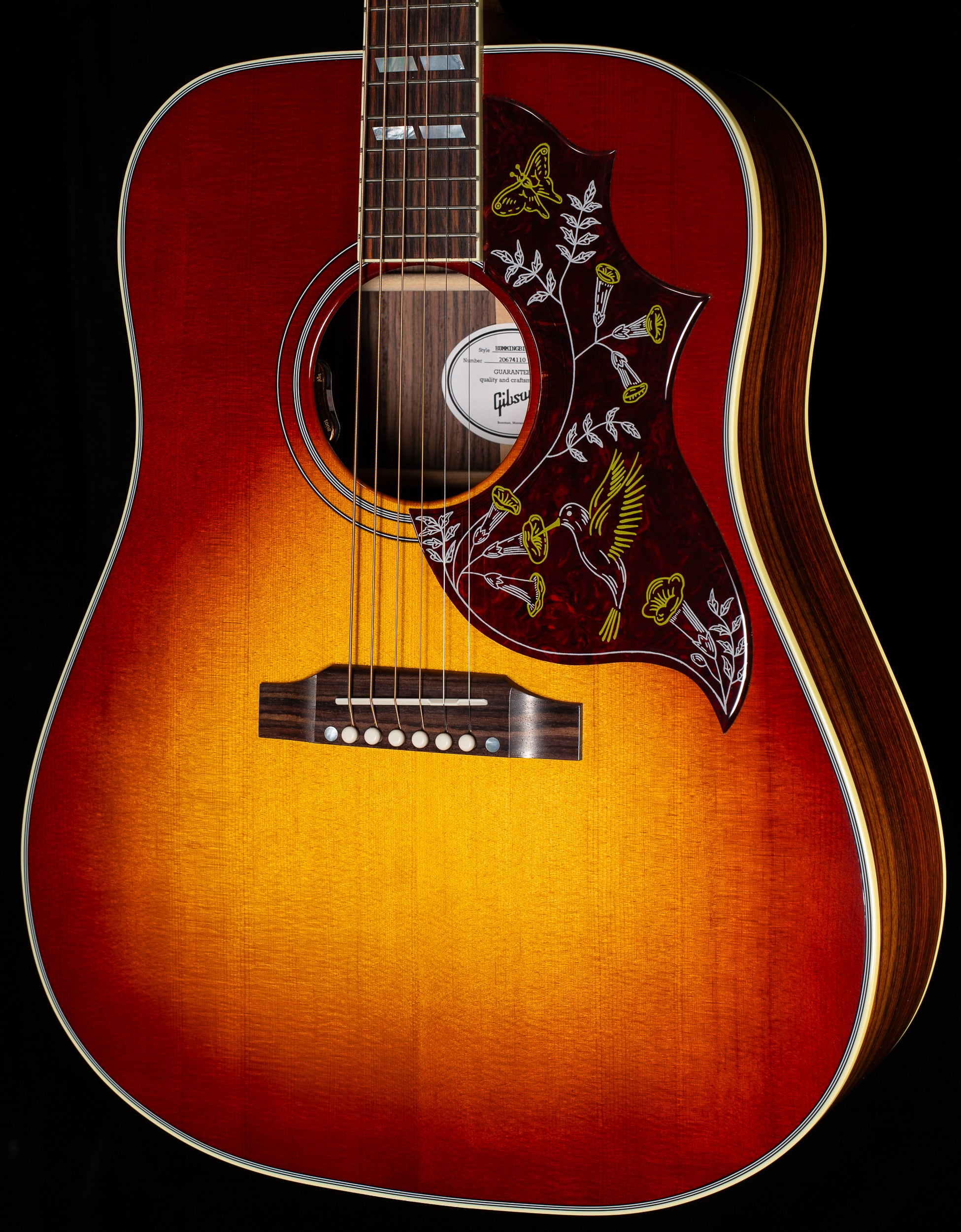 Gibson Hummingbird Standard Rosewood, Rosewood Burst (110