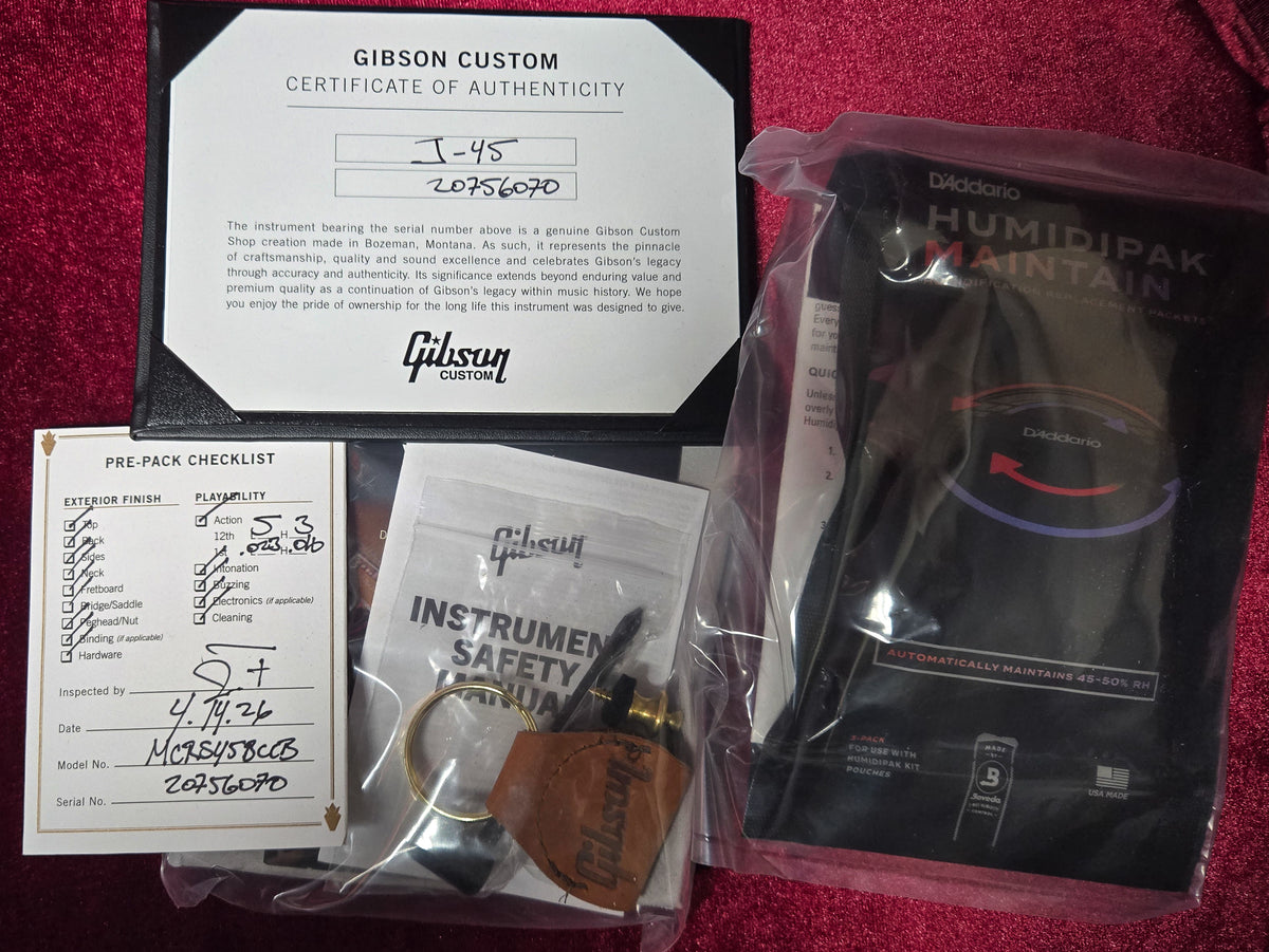 Gibson Custom Shop J-45 Anniversary Limited Edition Cremona Burst (070)