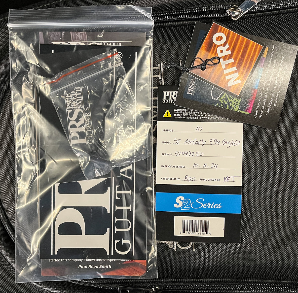 PRS S2 McCarty 594 Singlecut top Lake Blue (250)