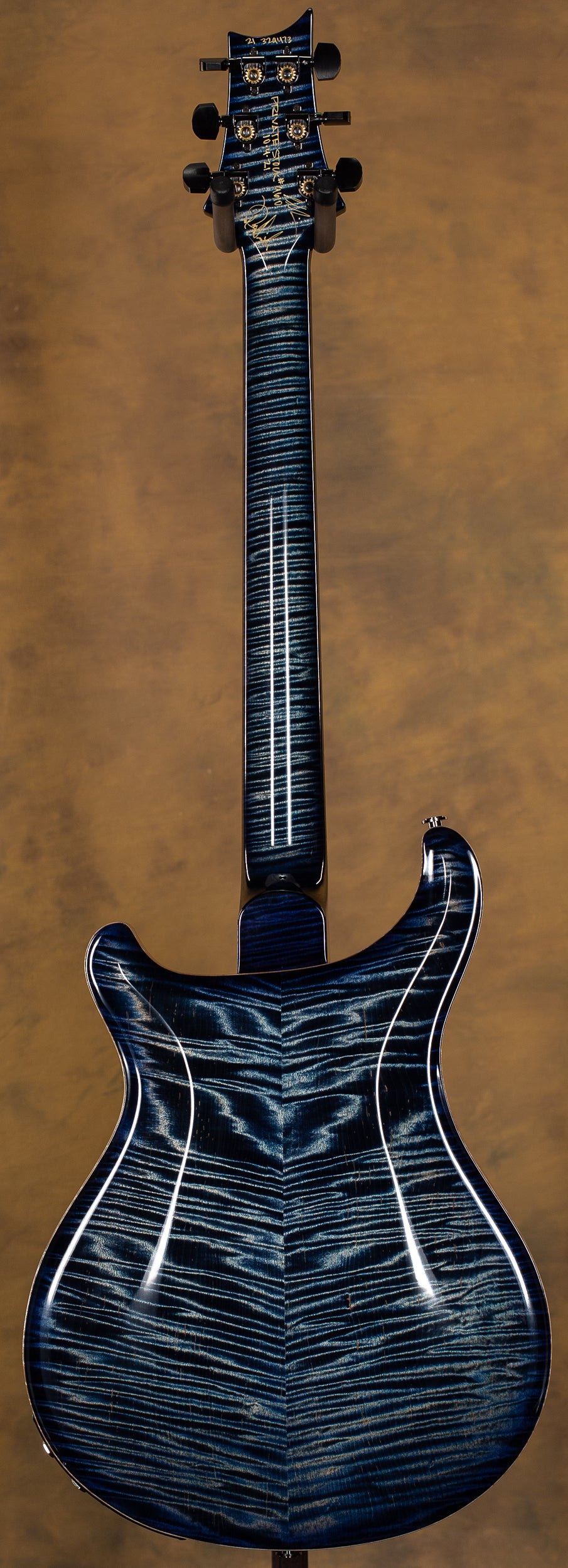 2021 PRS Private Stock 9610 Hollowbody II Piezo Faded Indigo Microburst