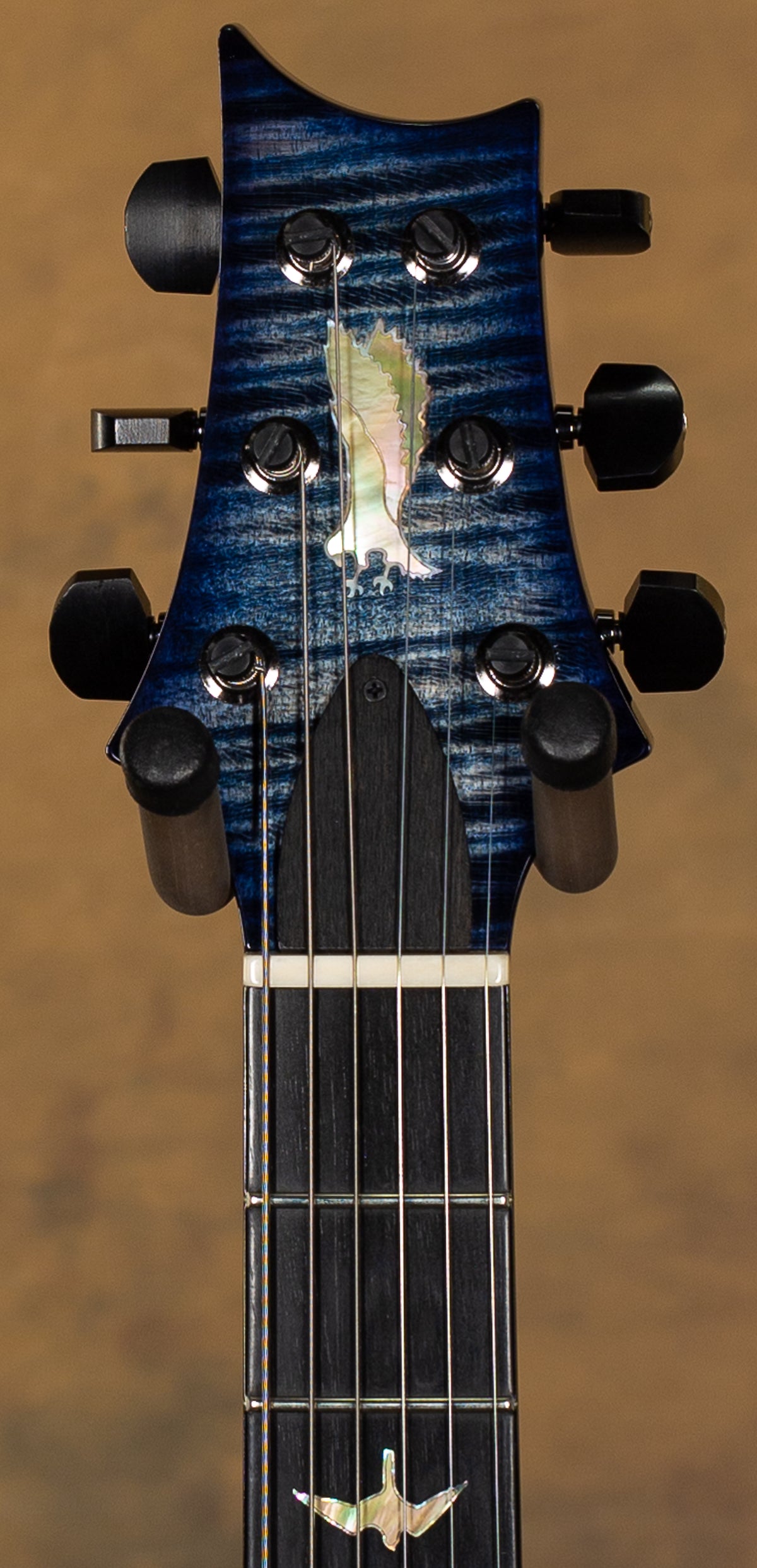 2021 PRS Private Stock 9610 Hollowbody II Piezo Faded Indigo Microburst