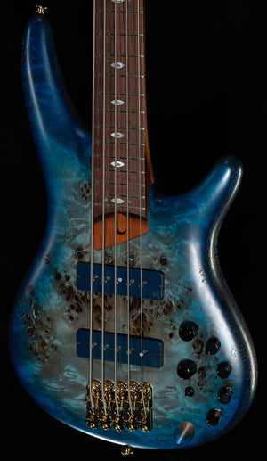 Ibanez Prestige SR6605 5-string Bass Ghost Fleet Blue Burst (107)