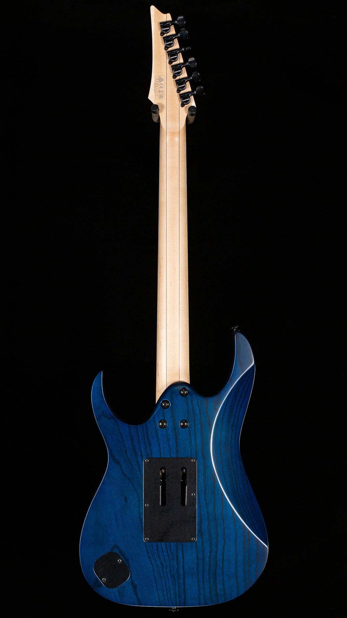 Ibanez RG Prestige RG653DX Transparent Deep Blue Flat (111)