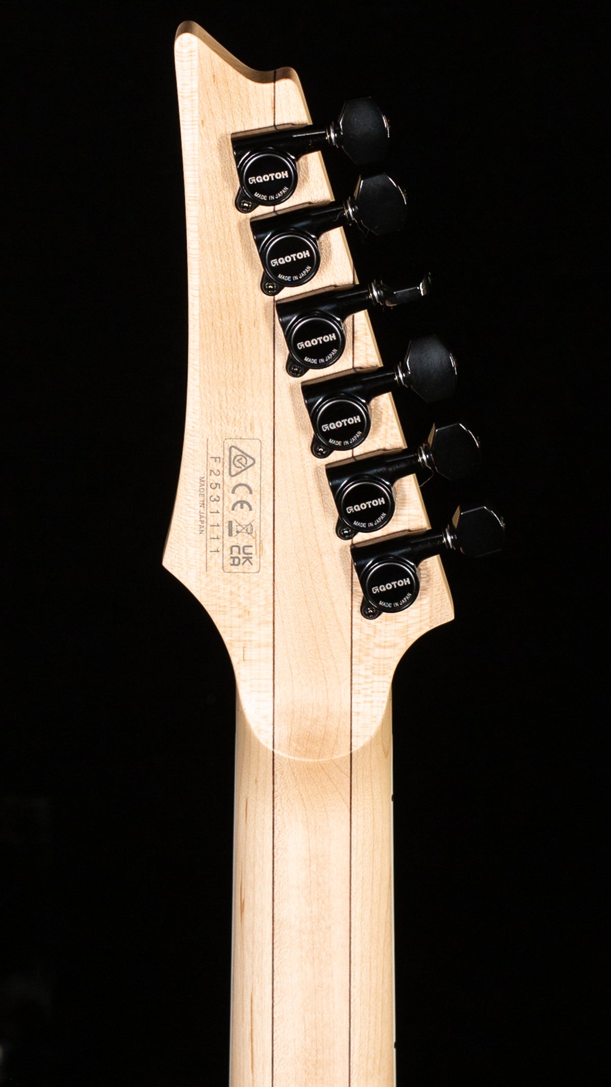 Ibanez RG Prestige RG653DX Transparent Deep Blue Flat (111)