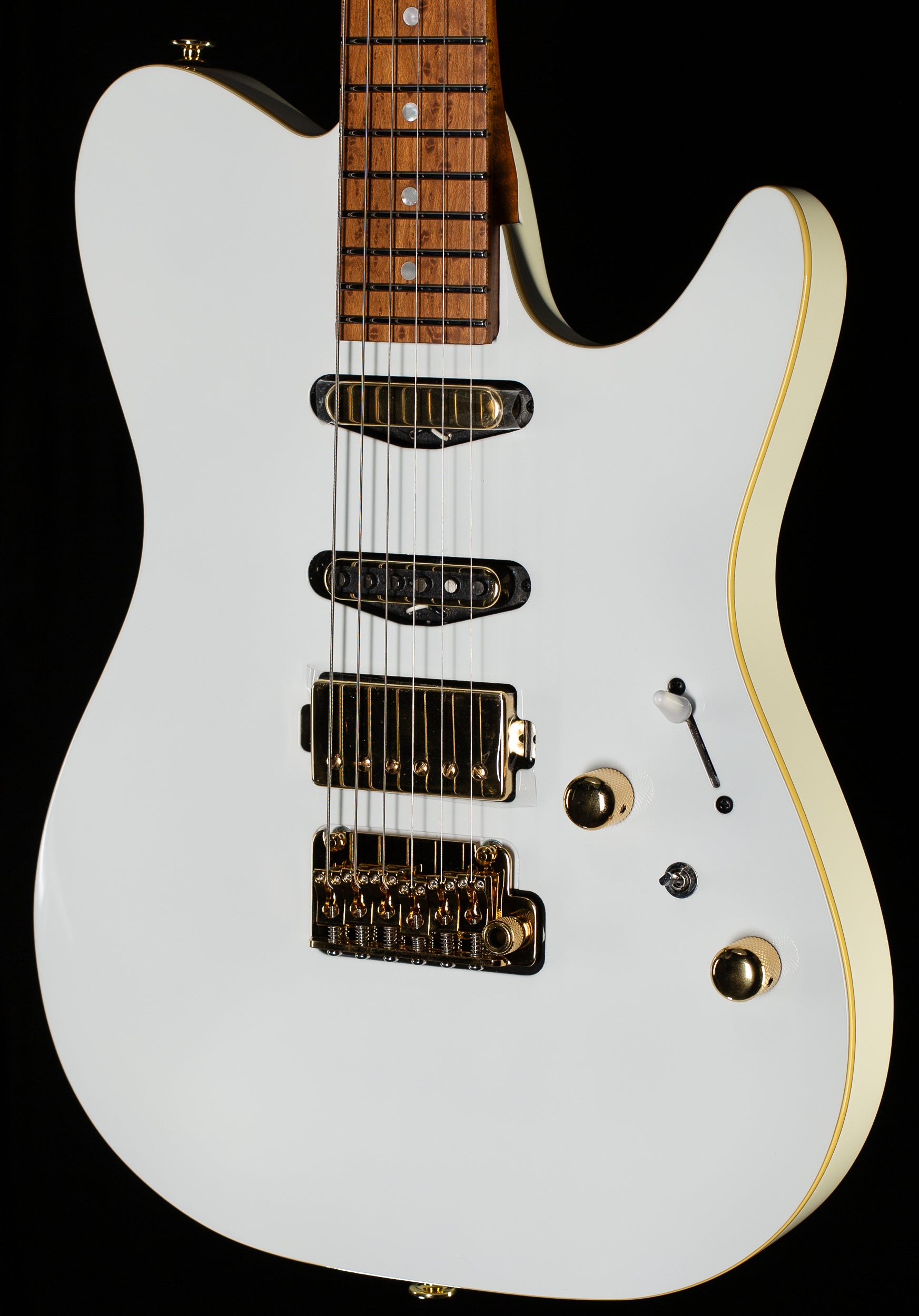 Ibanez Lari Basilio Signature LB1 White (614) - Willcutt Guitars