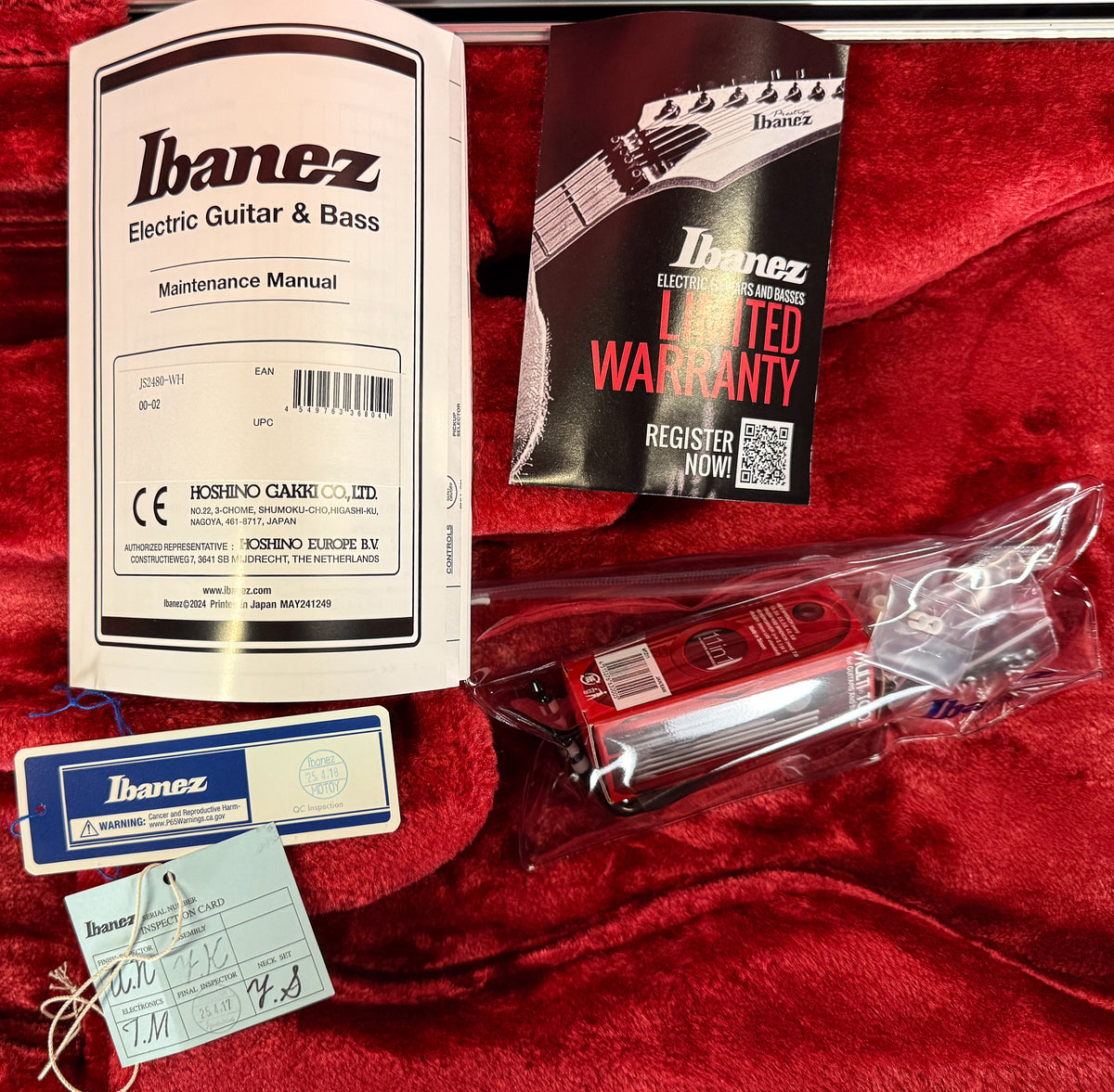 Ibanez Joe Satriani Signature JS2480 White (749)