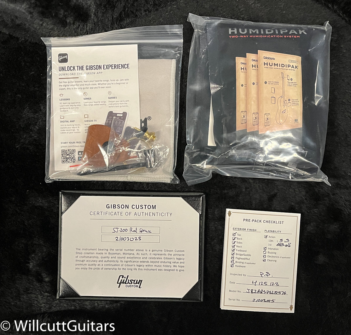 Gibson Custom Shop SJ-200 Standard Willcutt Exclusive Red Spruce Natural (025)