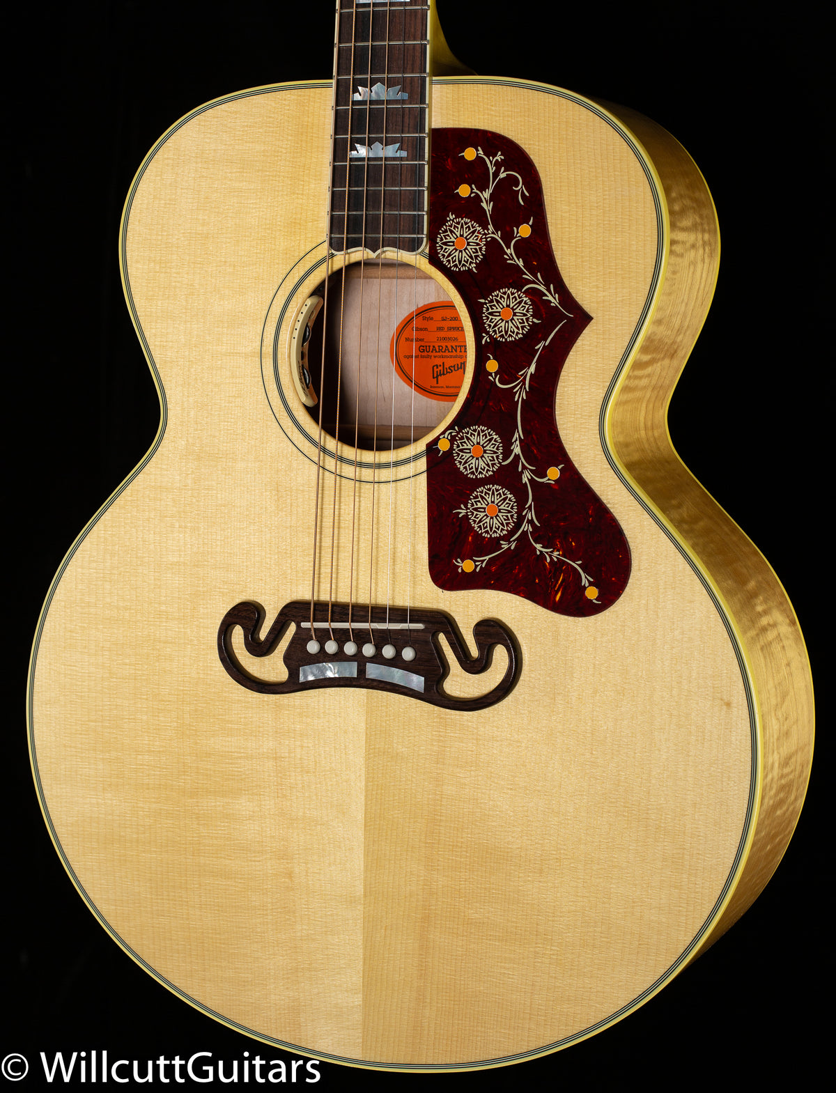 Gibson Custom Shop SJ-200 Standard Willcutt Exclusive Red Spruce Antique Natural (026)