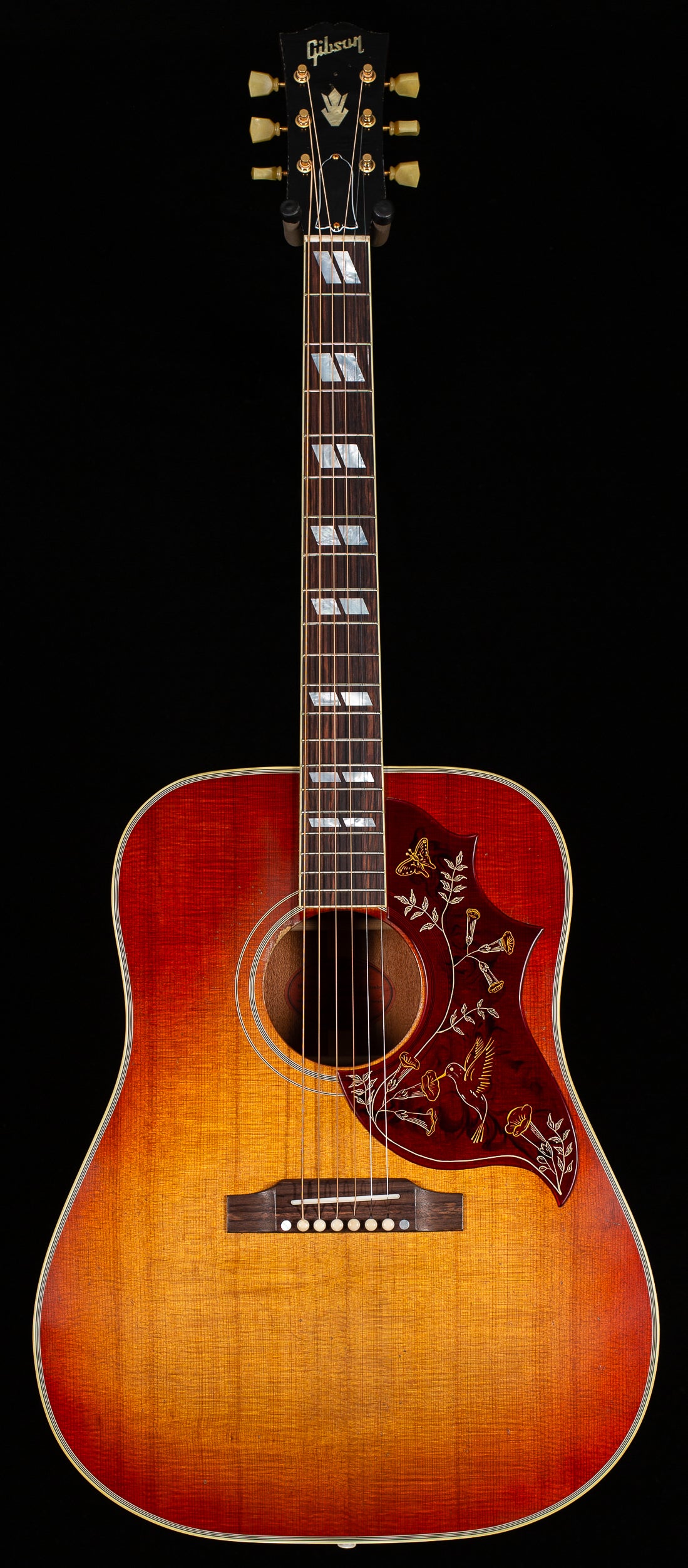 Gibson Custom Shop 1960 Hummingbird Murphy Lab Light Aged Heritage Cherry Sunburst (024)