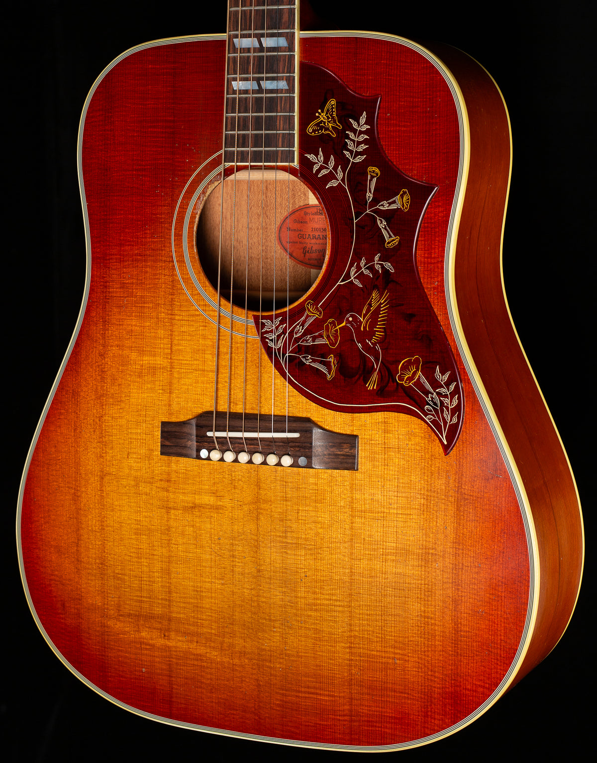 Gibson Custom Shop 1960 Hummingbird Murphy Lab Light Aged Heritage Cherry Sunburst (024)